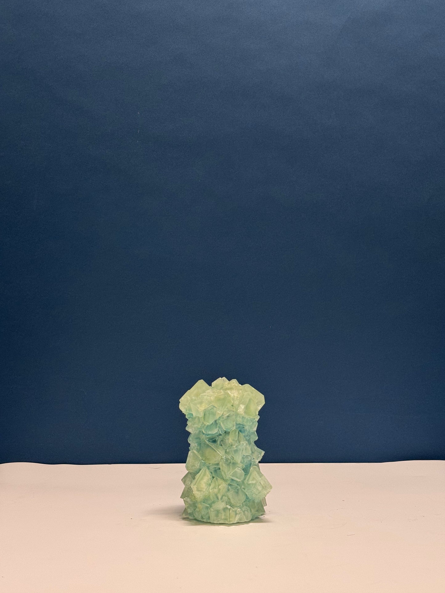 Mini Vase - Marbled Green