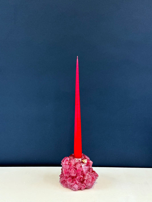 Candlestick Holder - Fuchsia