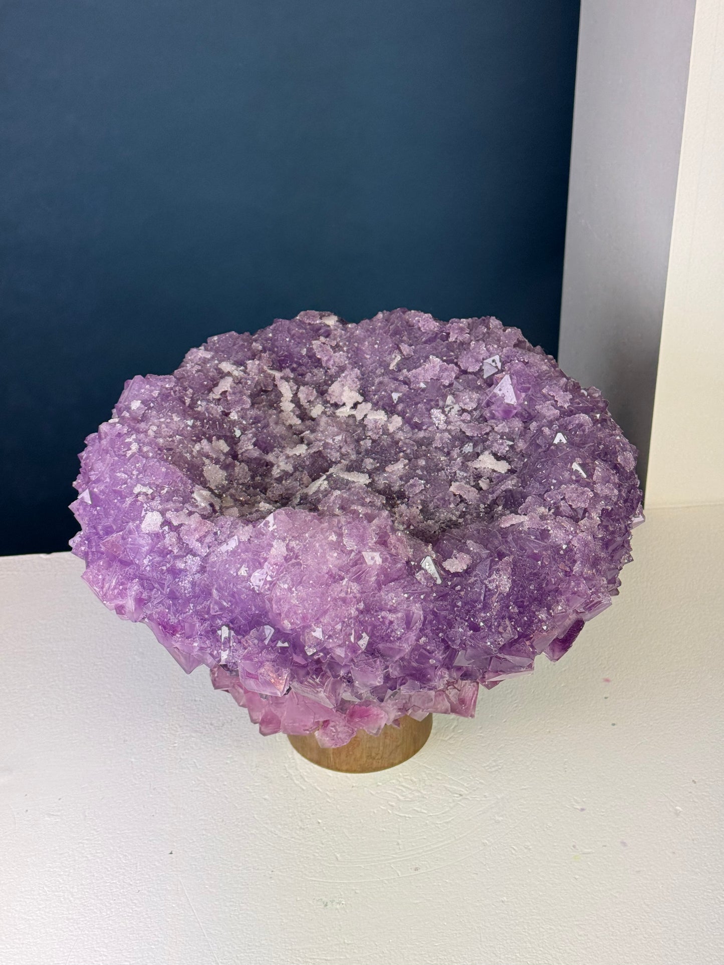 Crystal Bowl Medium Amethist