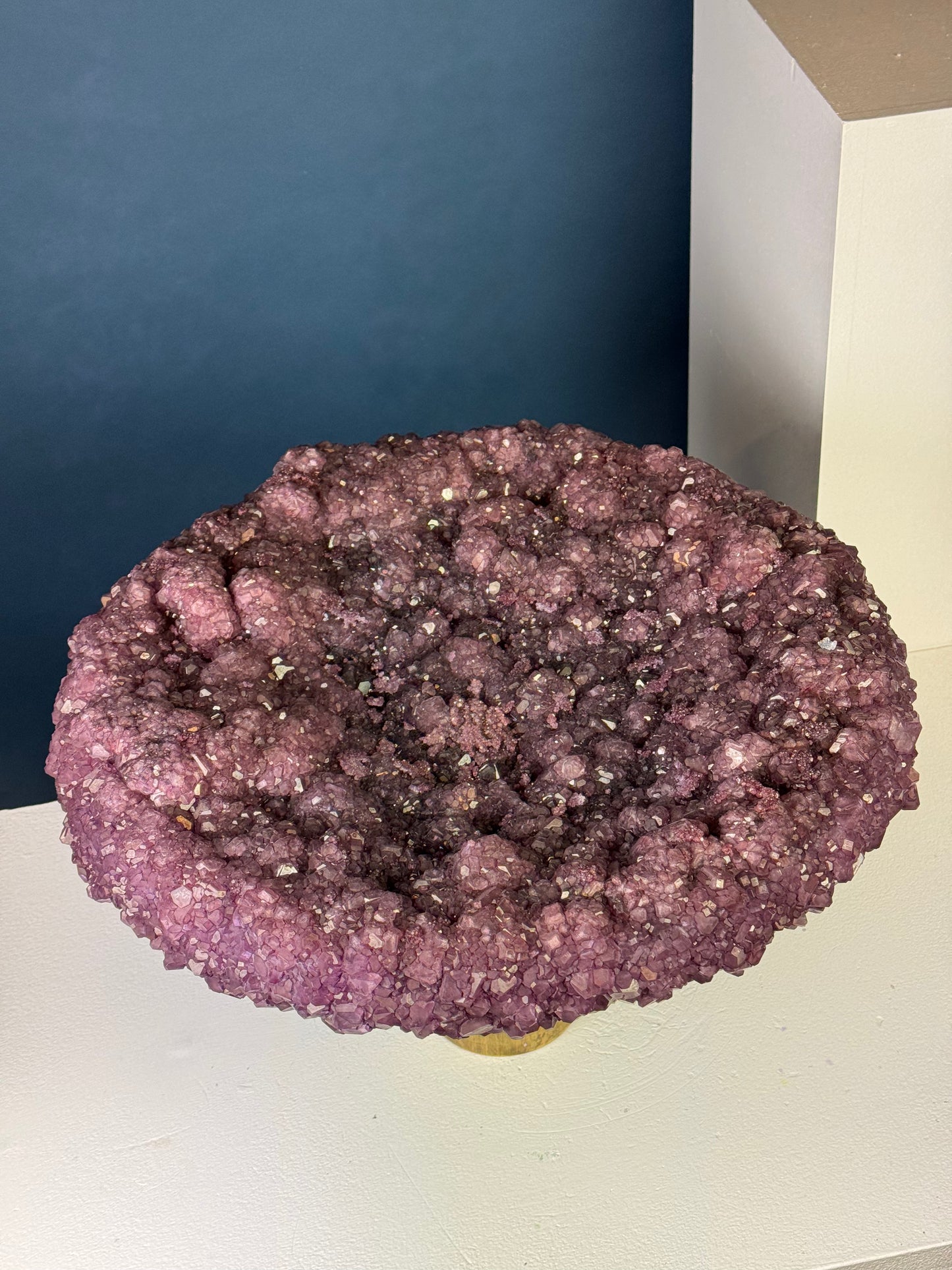 Crystal Bowl Large Eggplant
