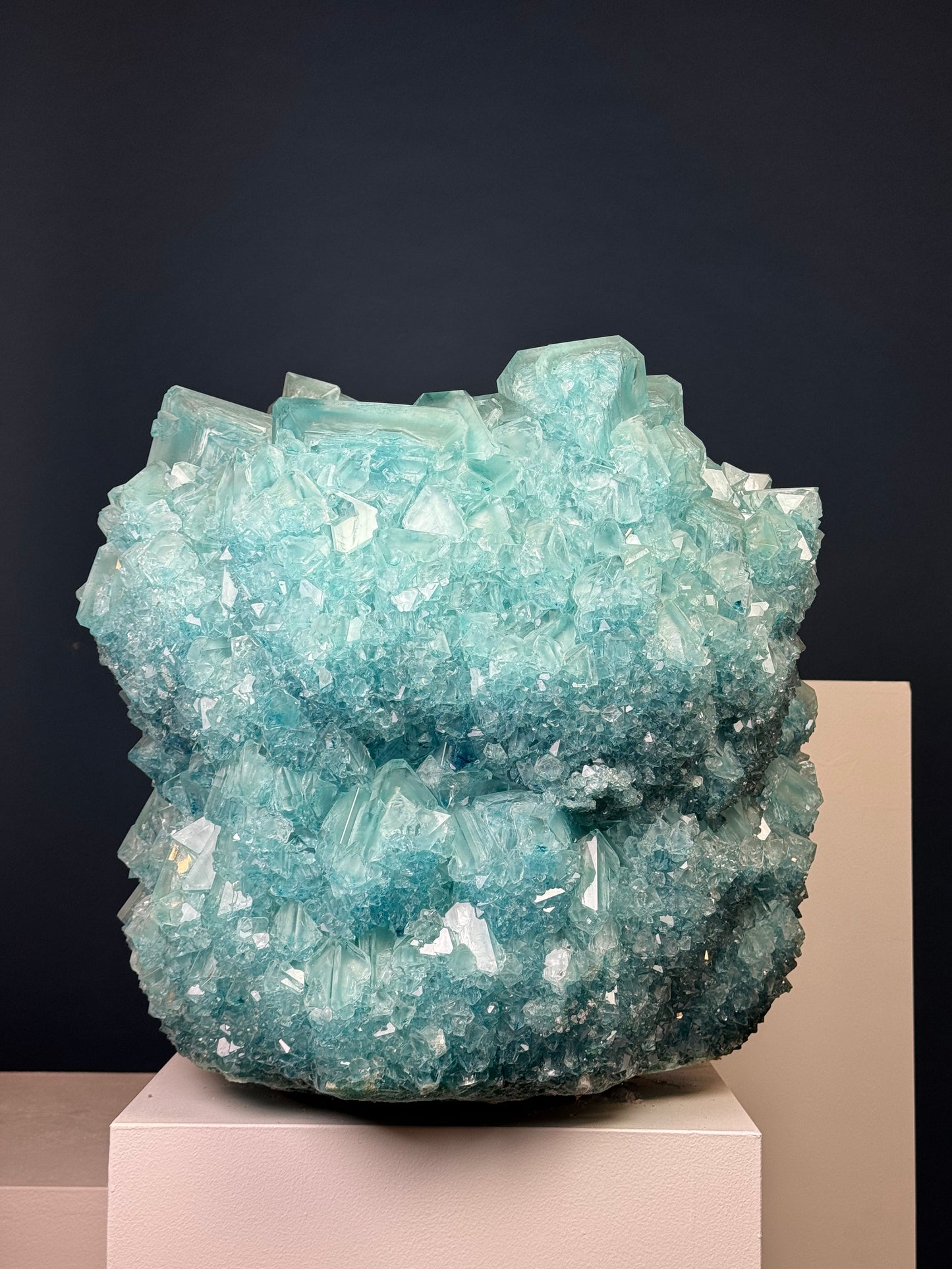 Crystal Vase Large - Sky