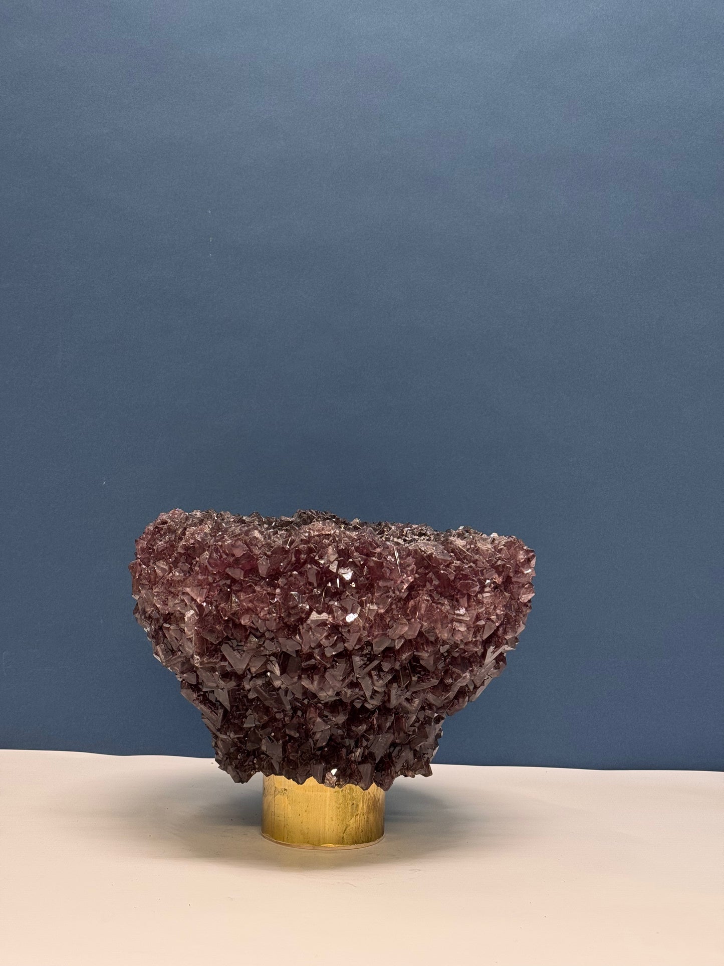Crystal Bowl Medium Aubergine