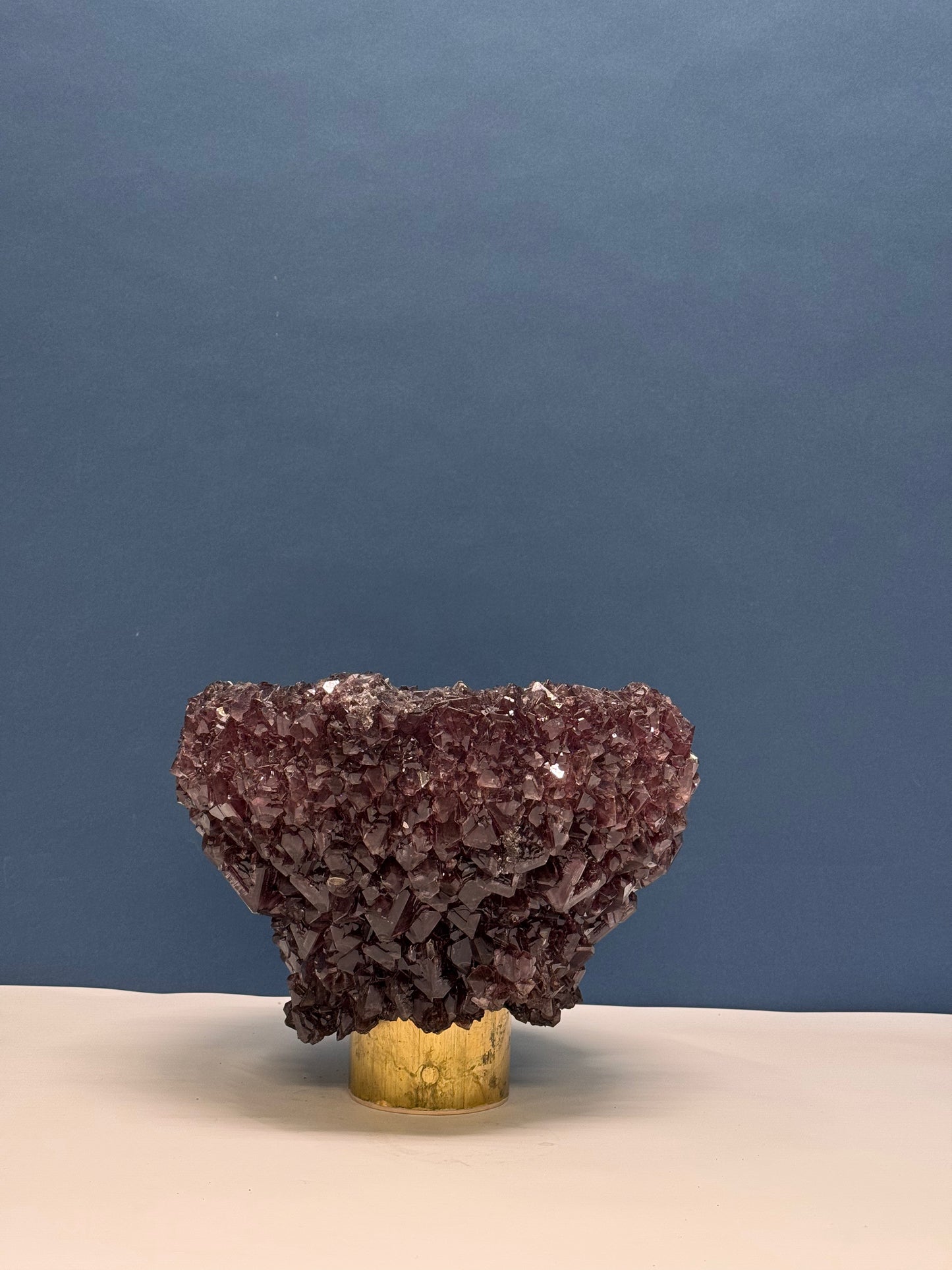 Crystal Bowl Medium Aubergine