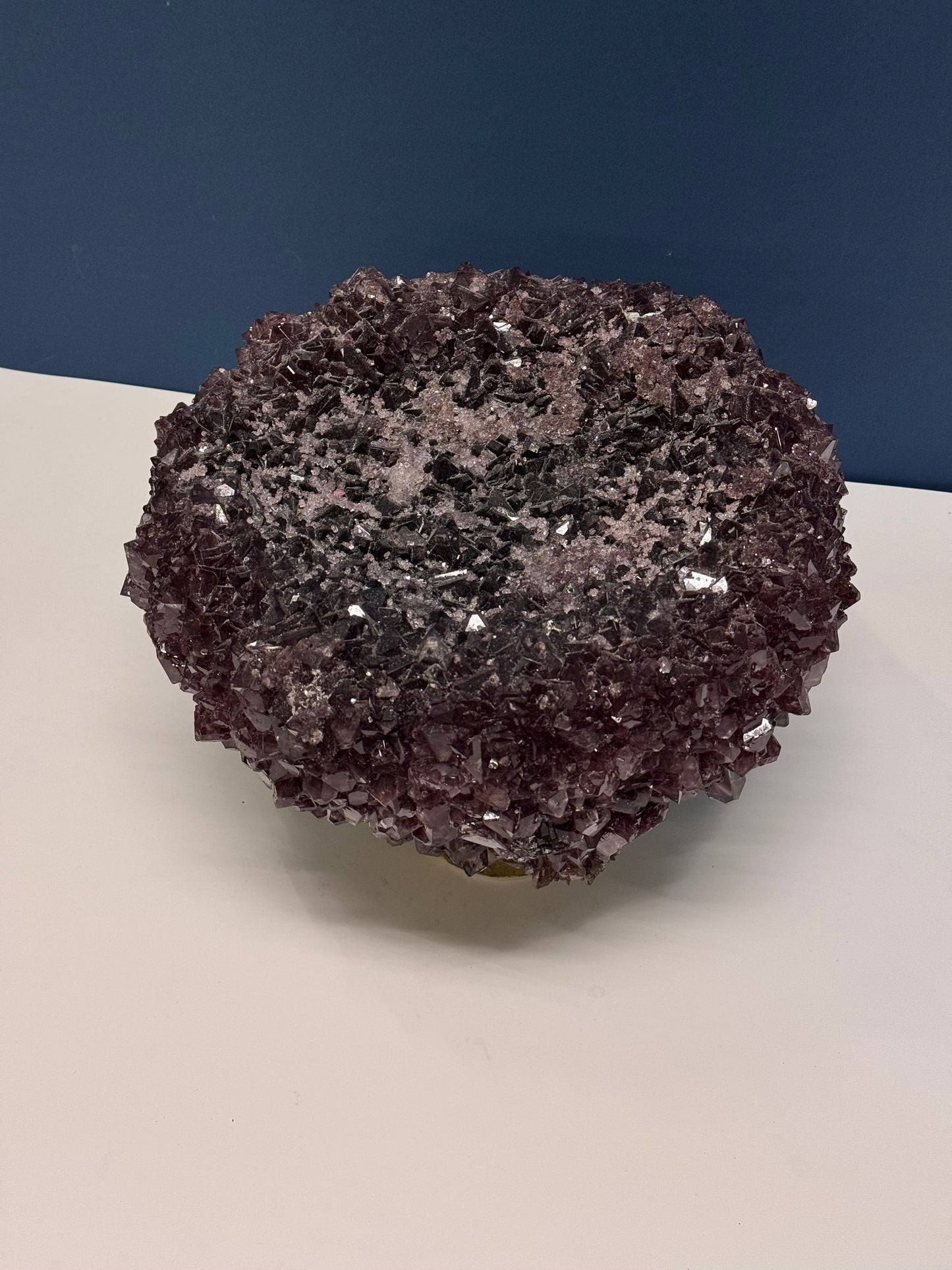 Crystal Bowl Medium Aubergine