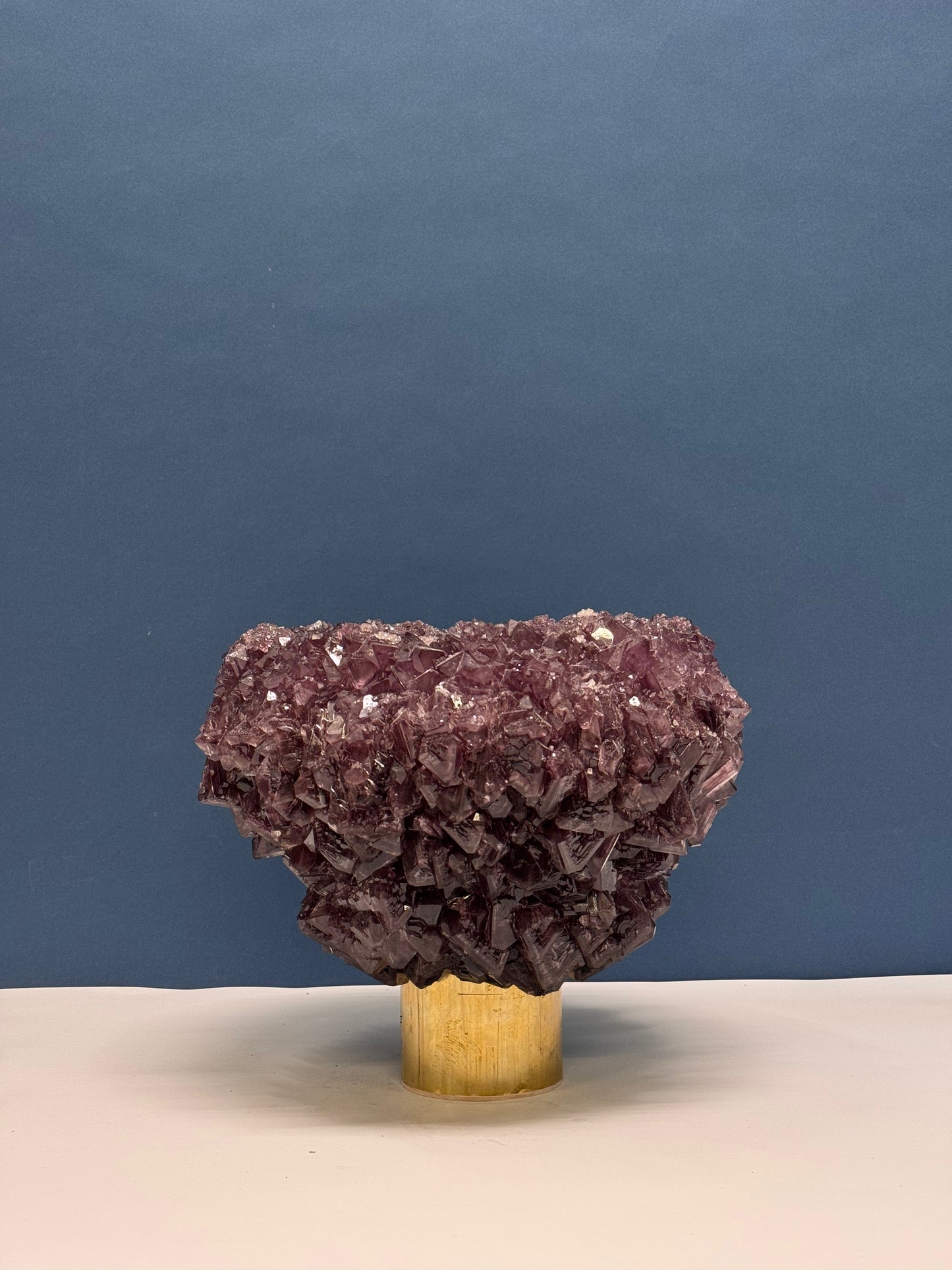 Crystal Bowl Medium Eggplant