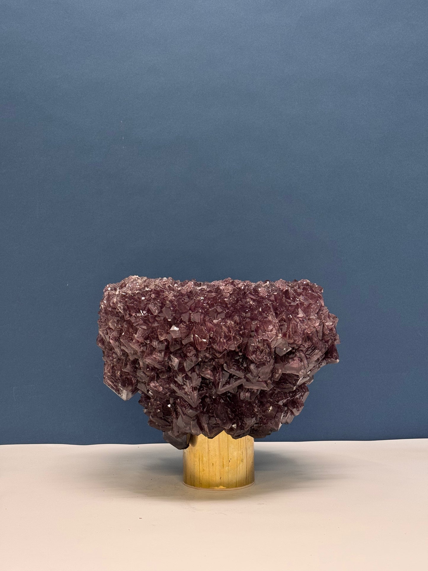 Crystal Bowl Medium Eggplant