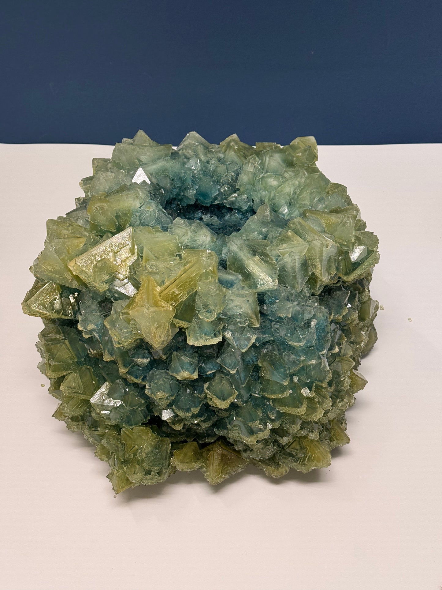 Medium Vase - Marbled Green