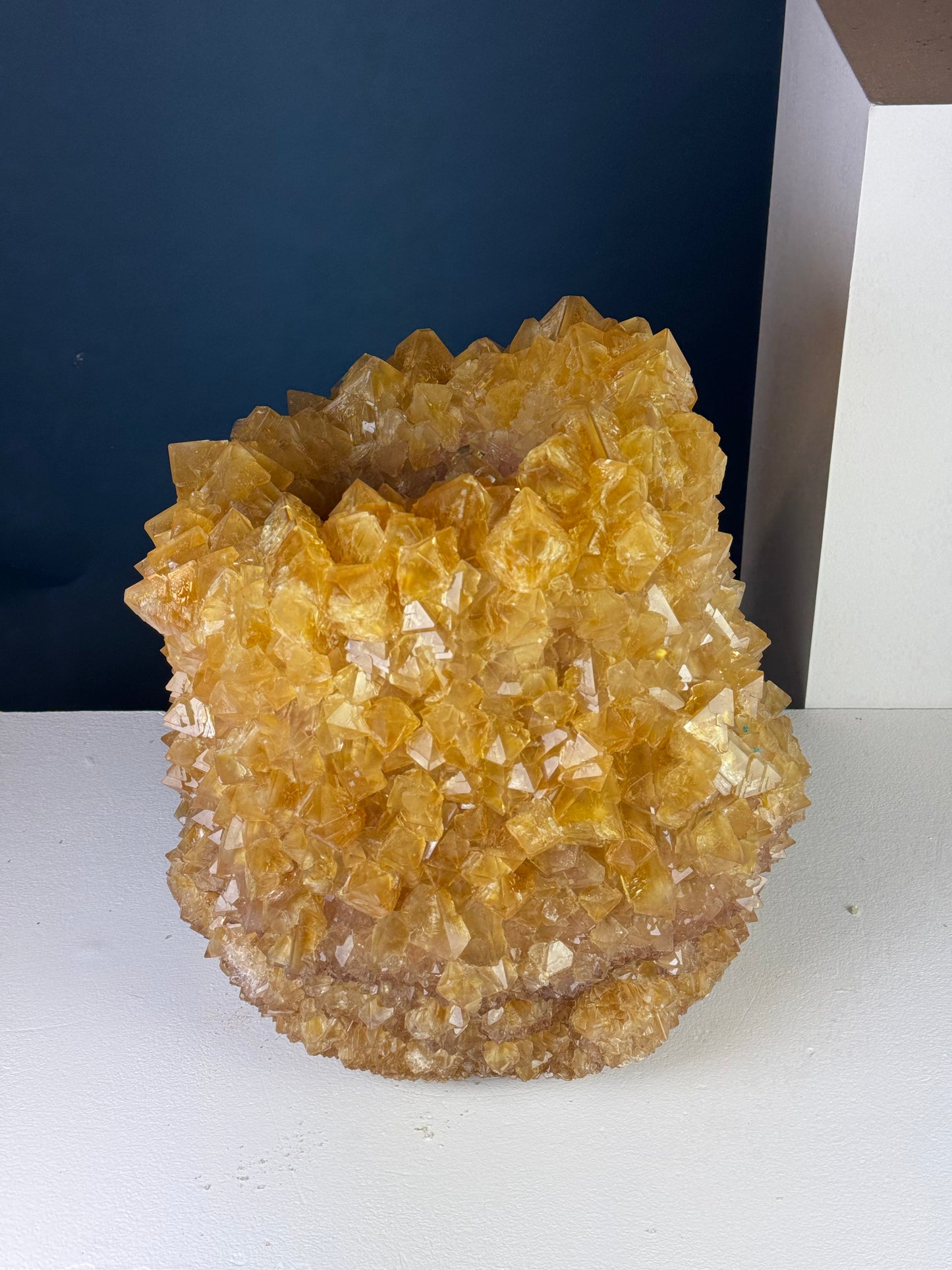 Crystal Vase Large - Saffron