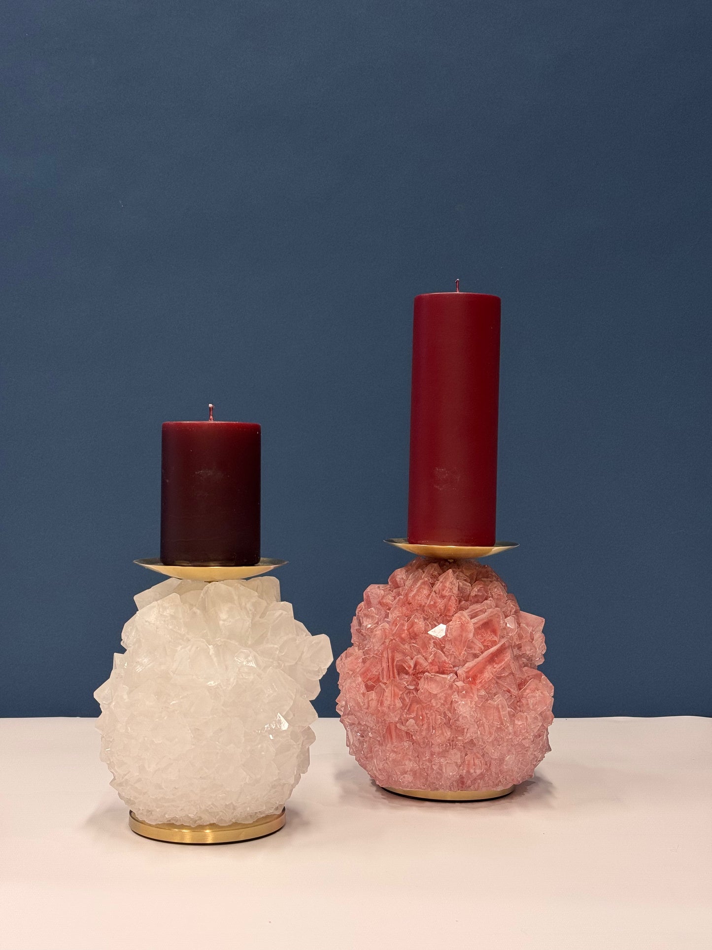 Pillar Candle Holder - White