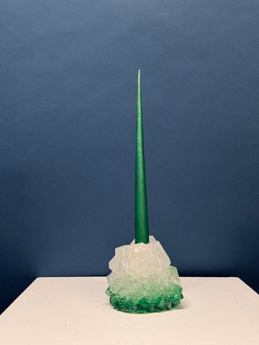 Candlestick Holder - Ombre Emerald