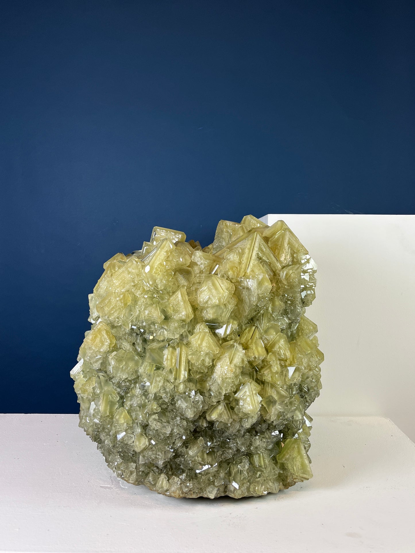 Crystal Vase Large -  Pistachio