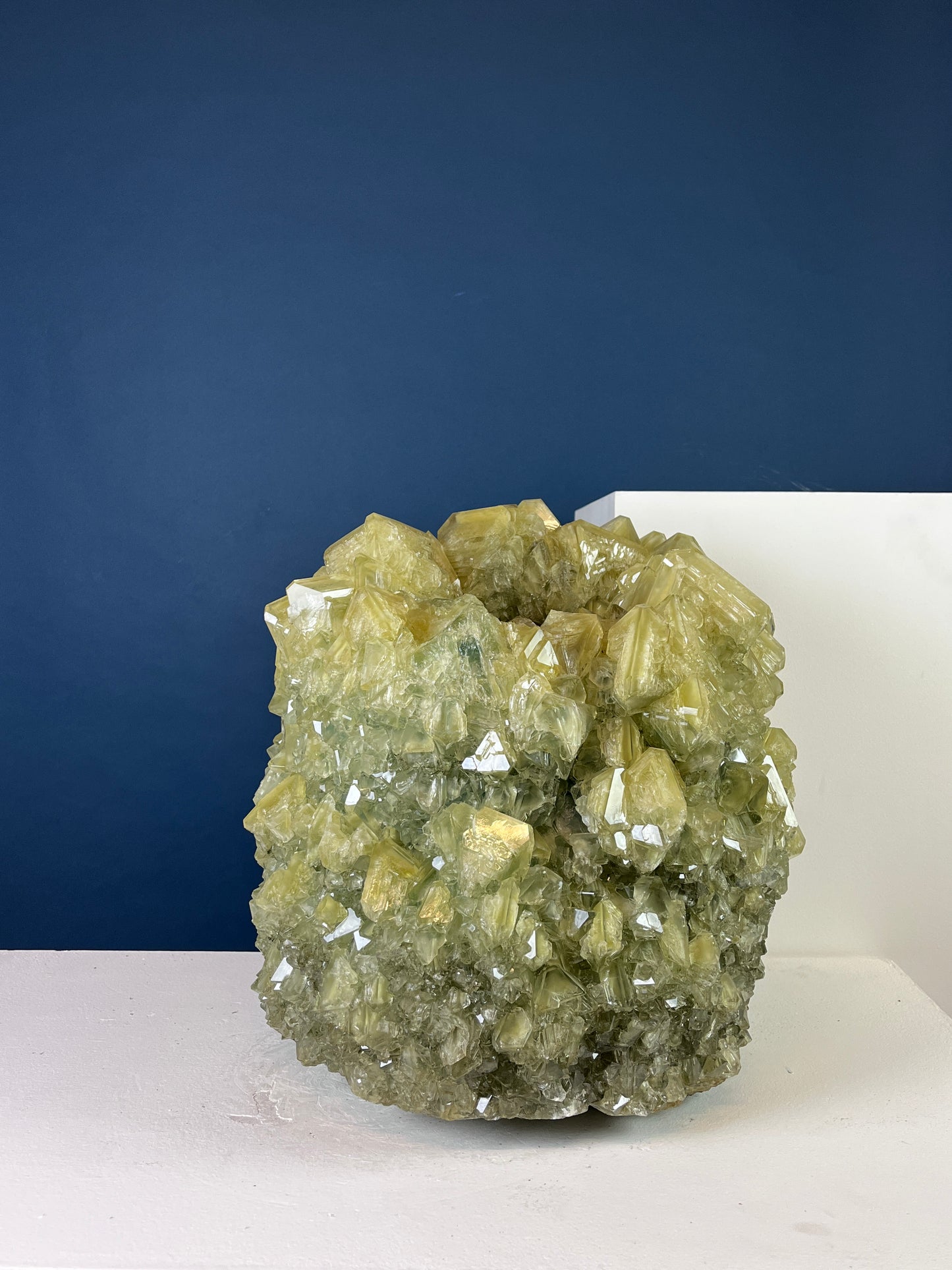 Crystal Vase Large -  Pistachio