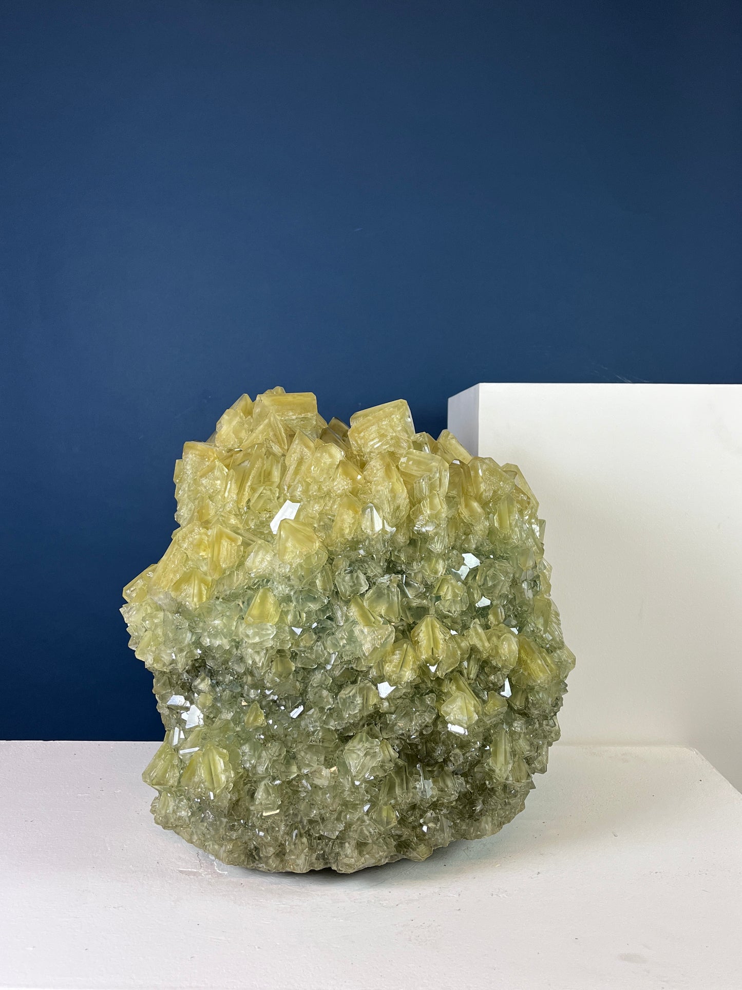 Crystal Vase Large -  Pistachio