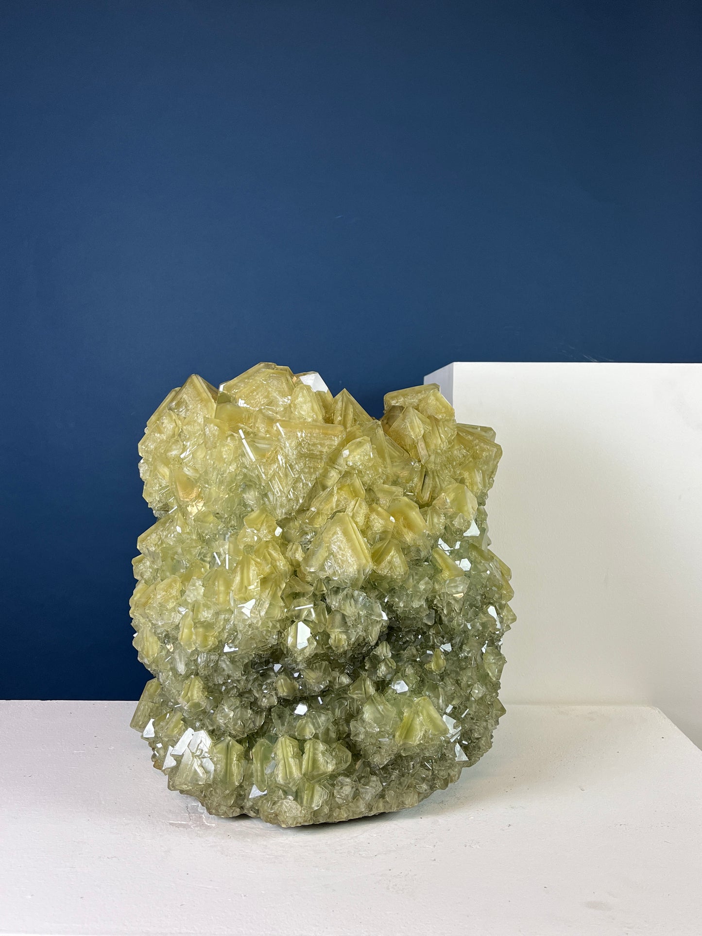 Crystal Vase Large -  Pistachio