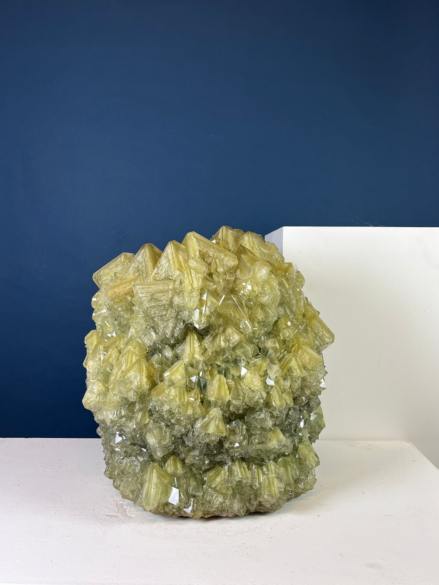 Crystal Vase Large -  Pistachio