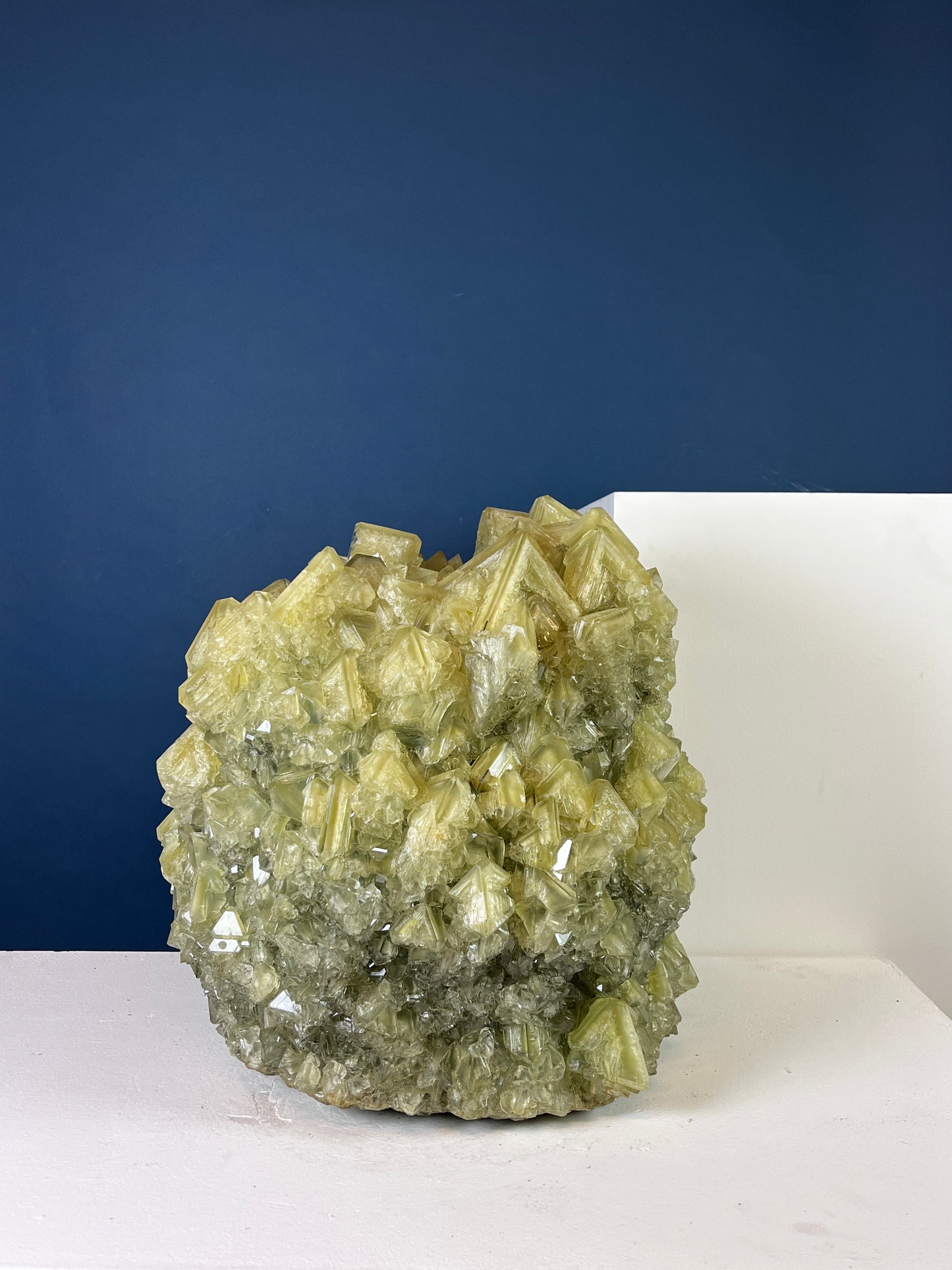Crystal Vase Large -  Pistachio