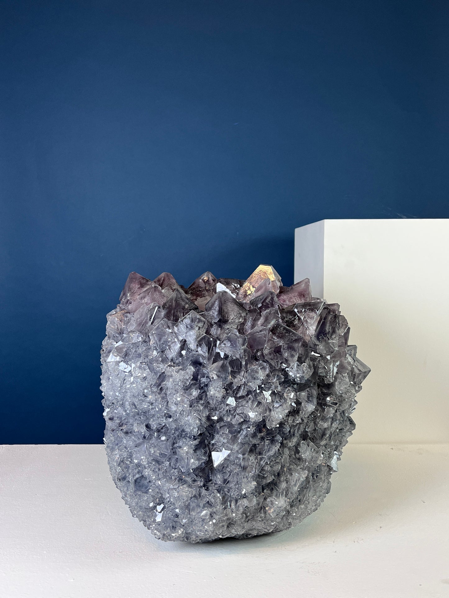 Crystal Vase Large -  Periwinkle