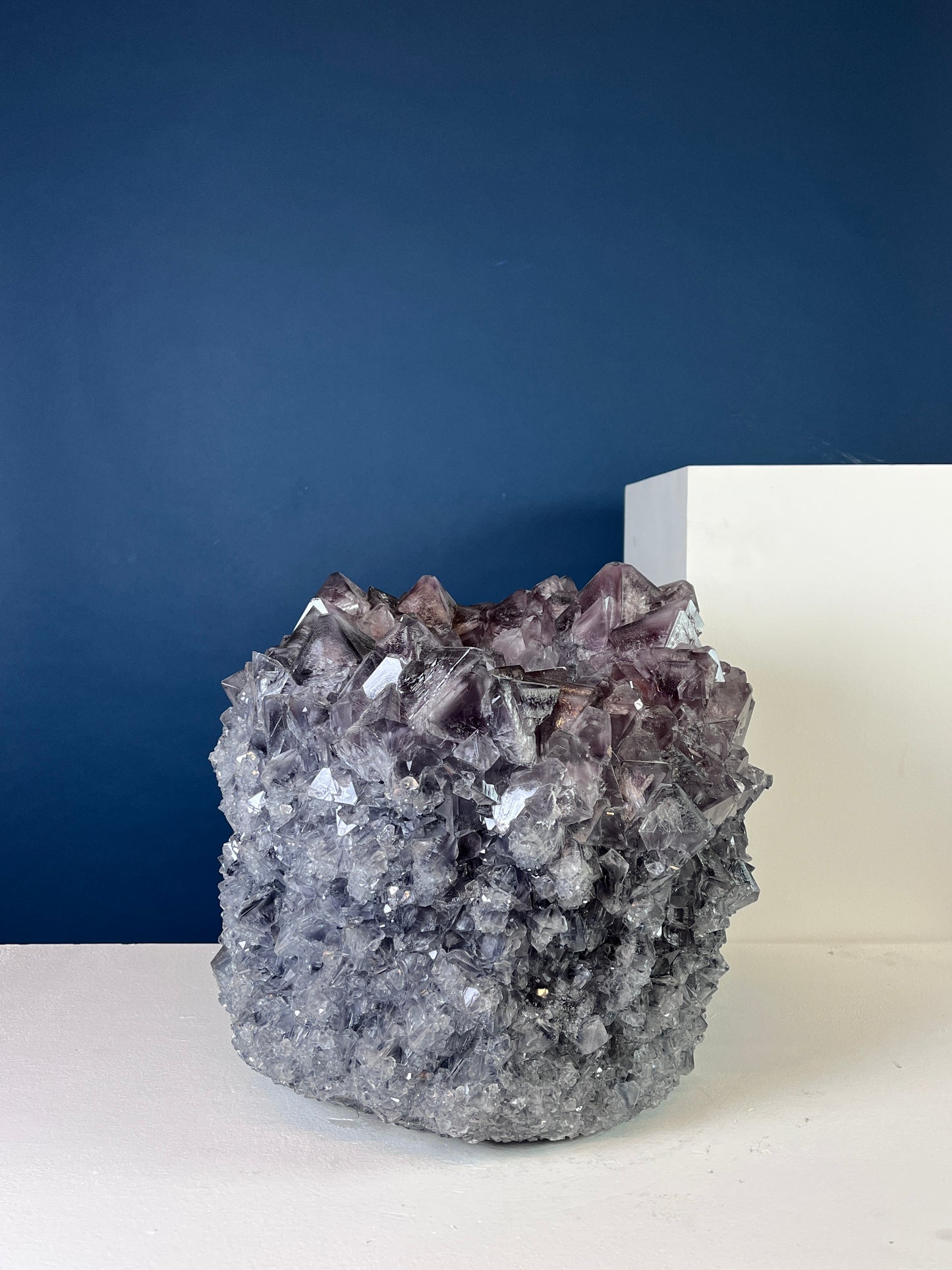 Crystal Vase Large -  Periwinkle
