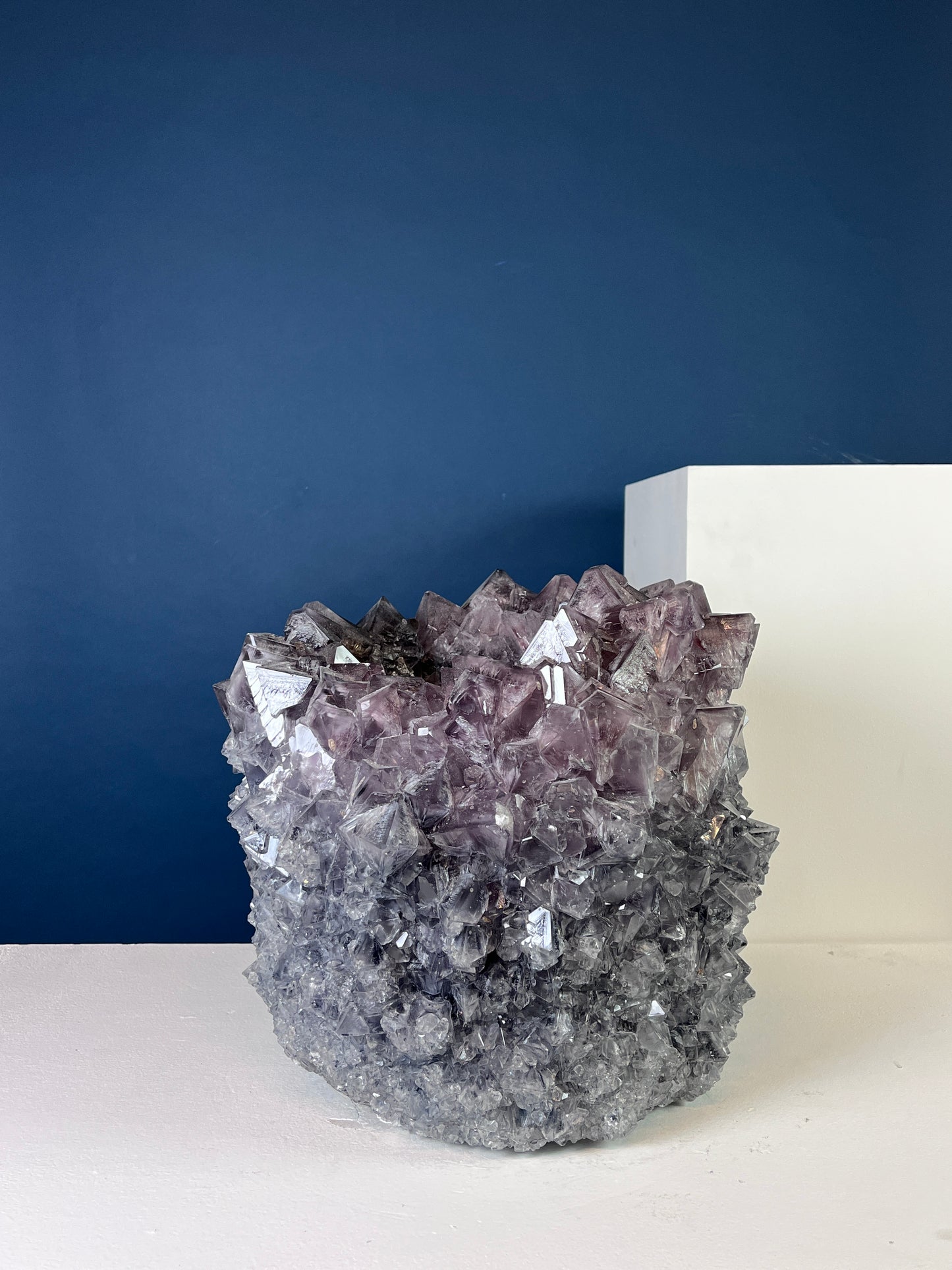 Crystal Vase Large -  Periwinkle