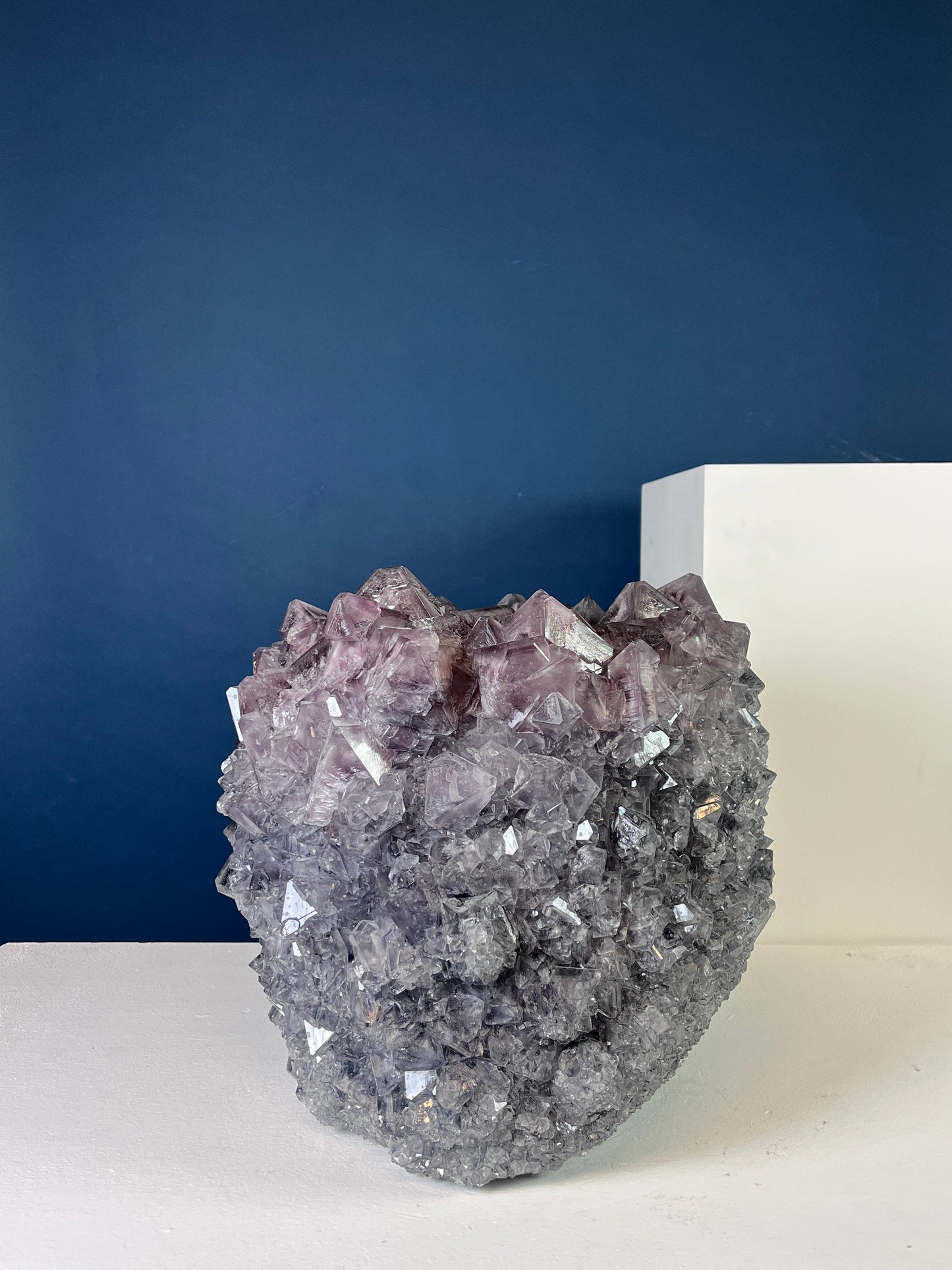 Crystal Vase Large -  Periwinkle