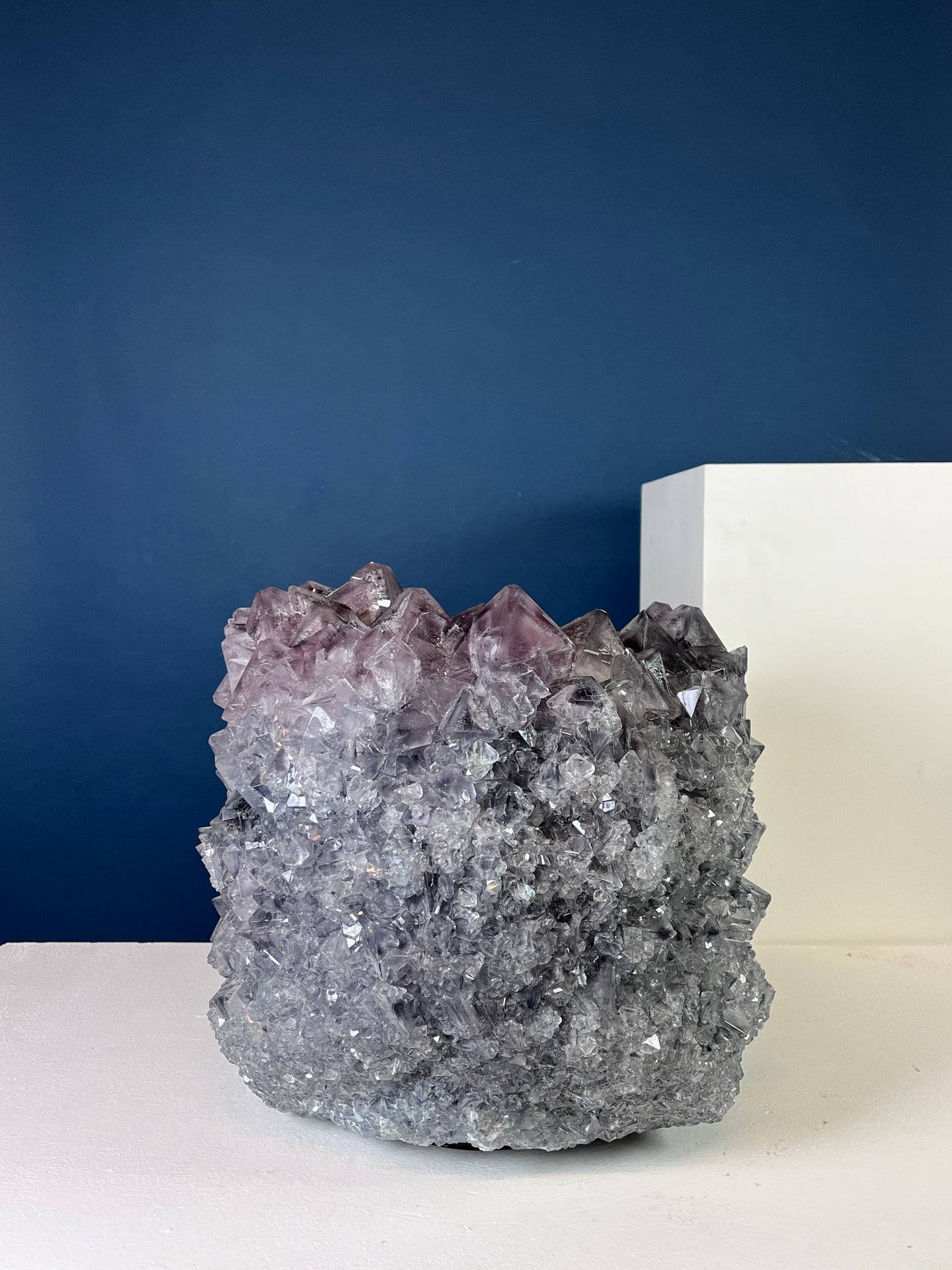 Crystal Vase Large -  Periwinkle
