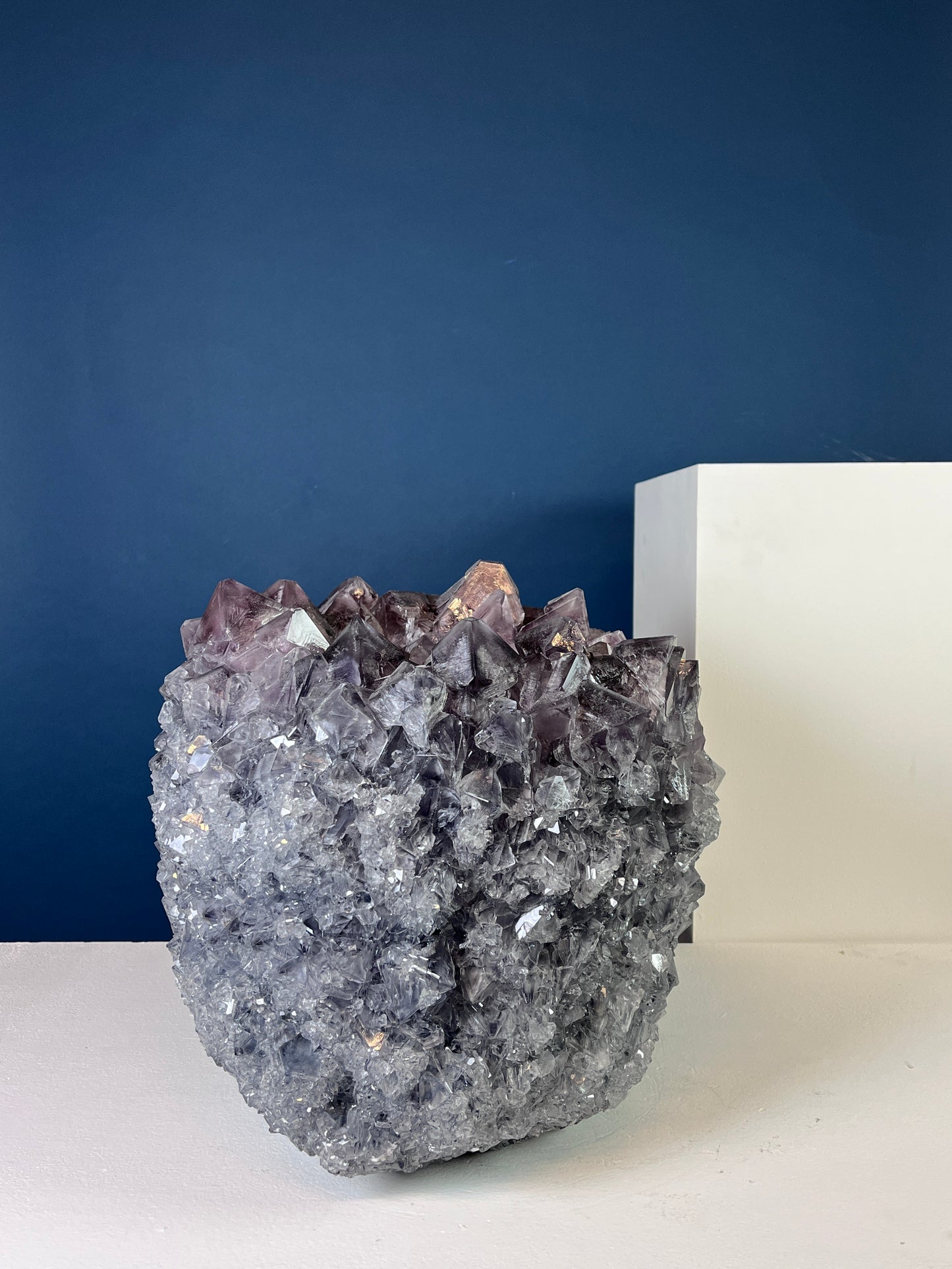 Crystal Vase Large -  Periwinkle