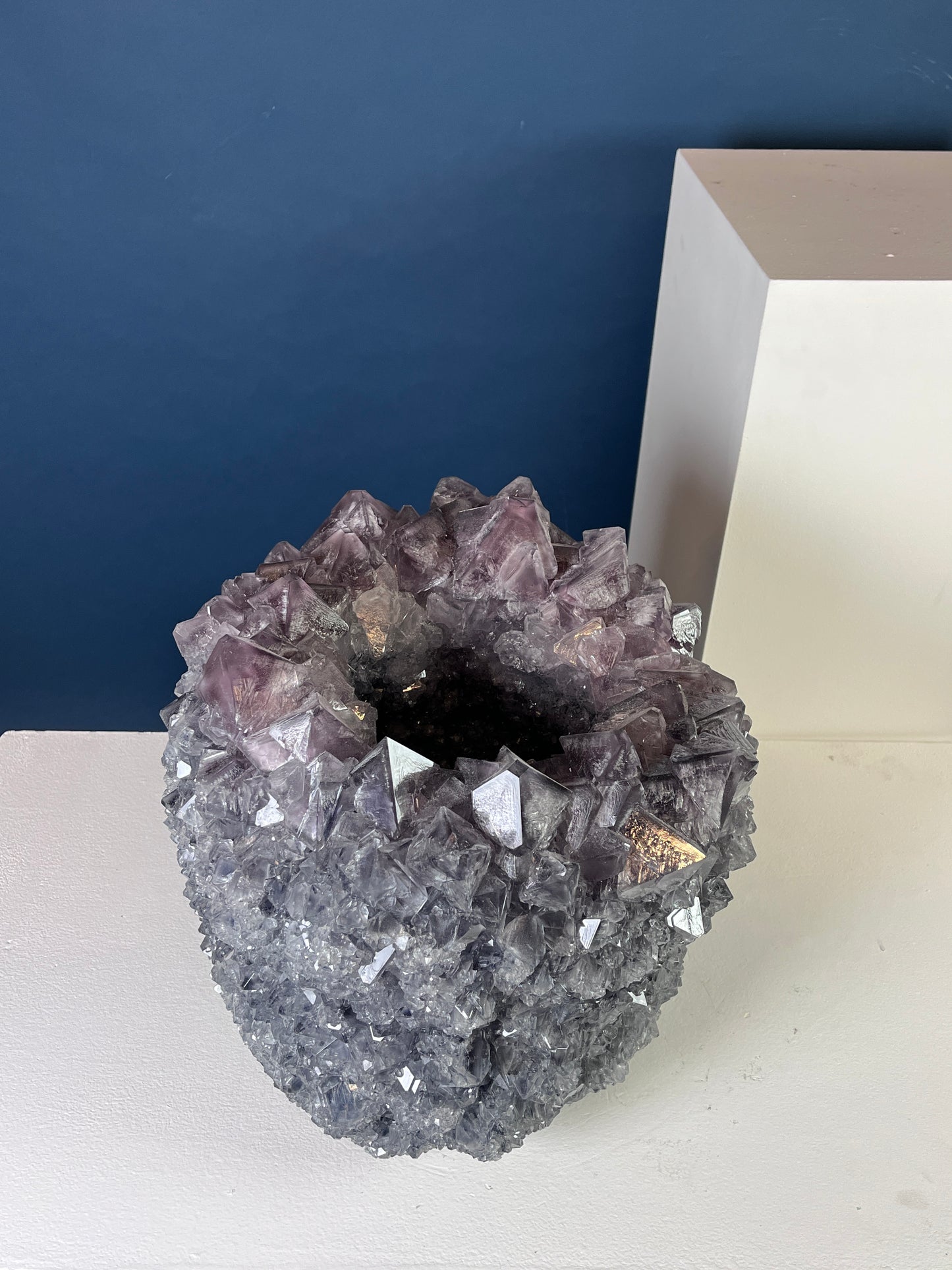 Crystal Vase Large -  Periwinkle