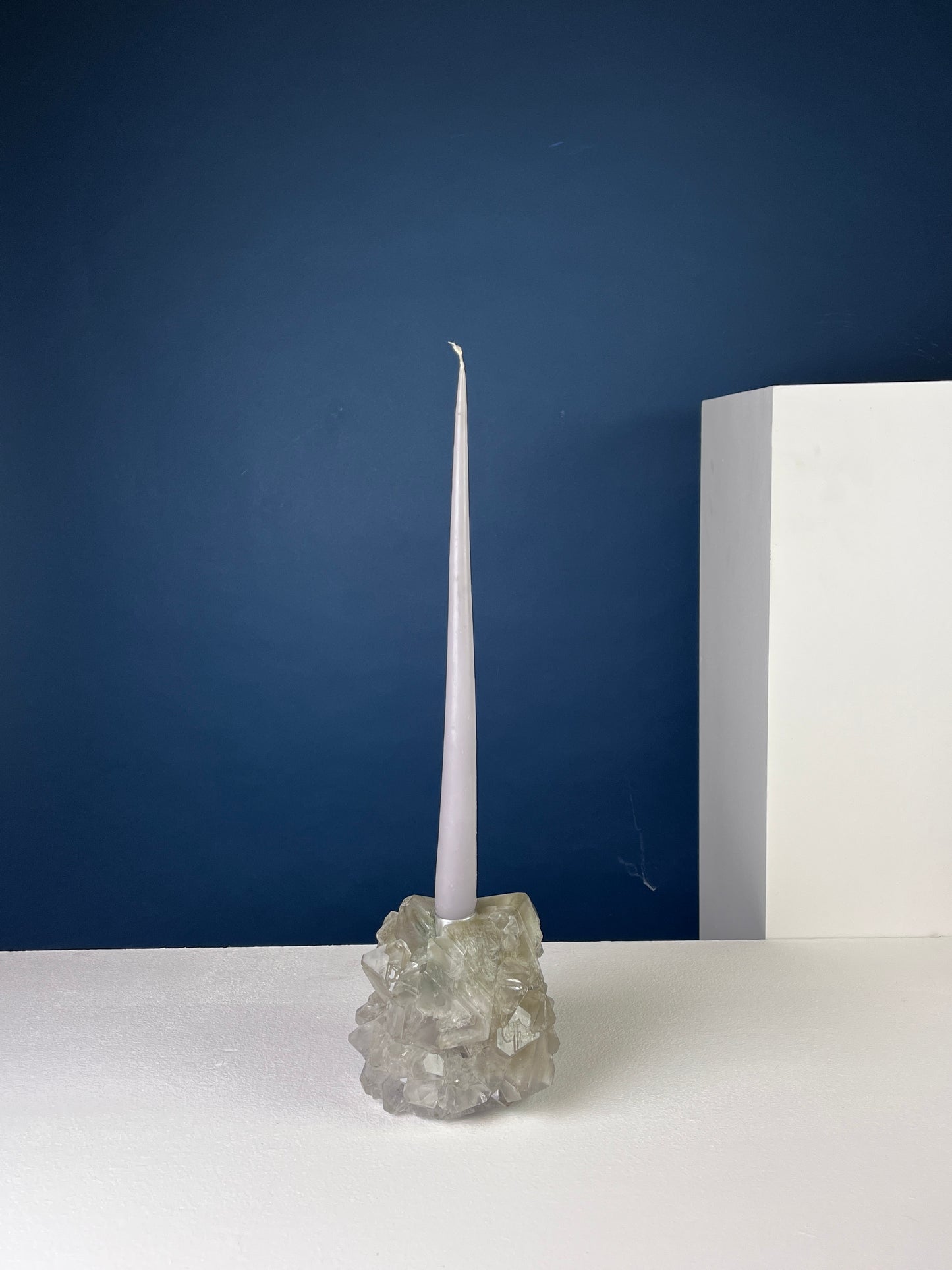 Candlestick Holder - Light Steel