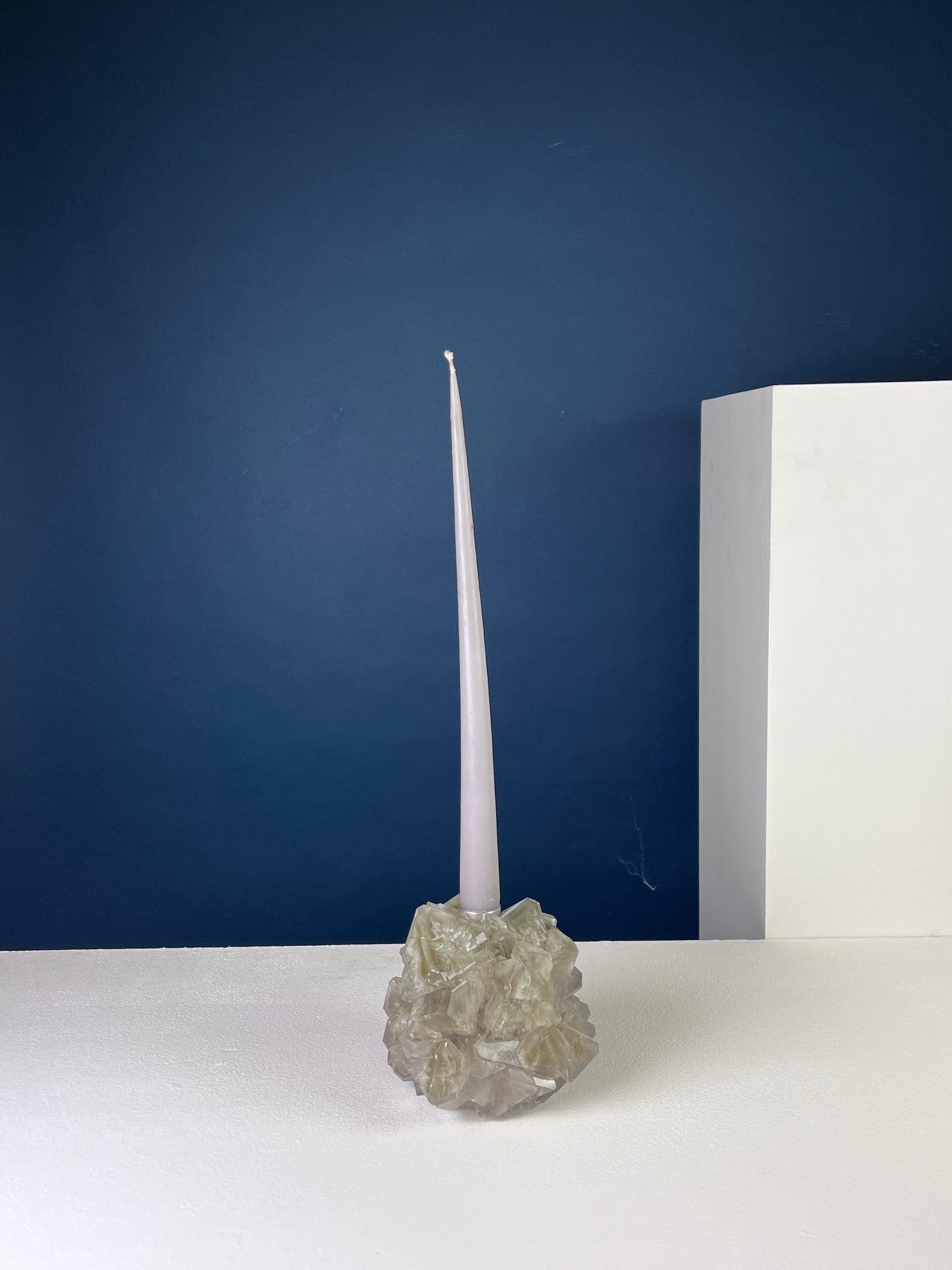 Candlestick Holder - Light Steel