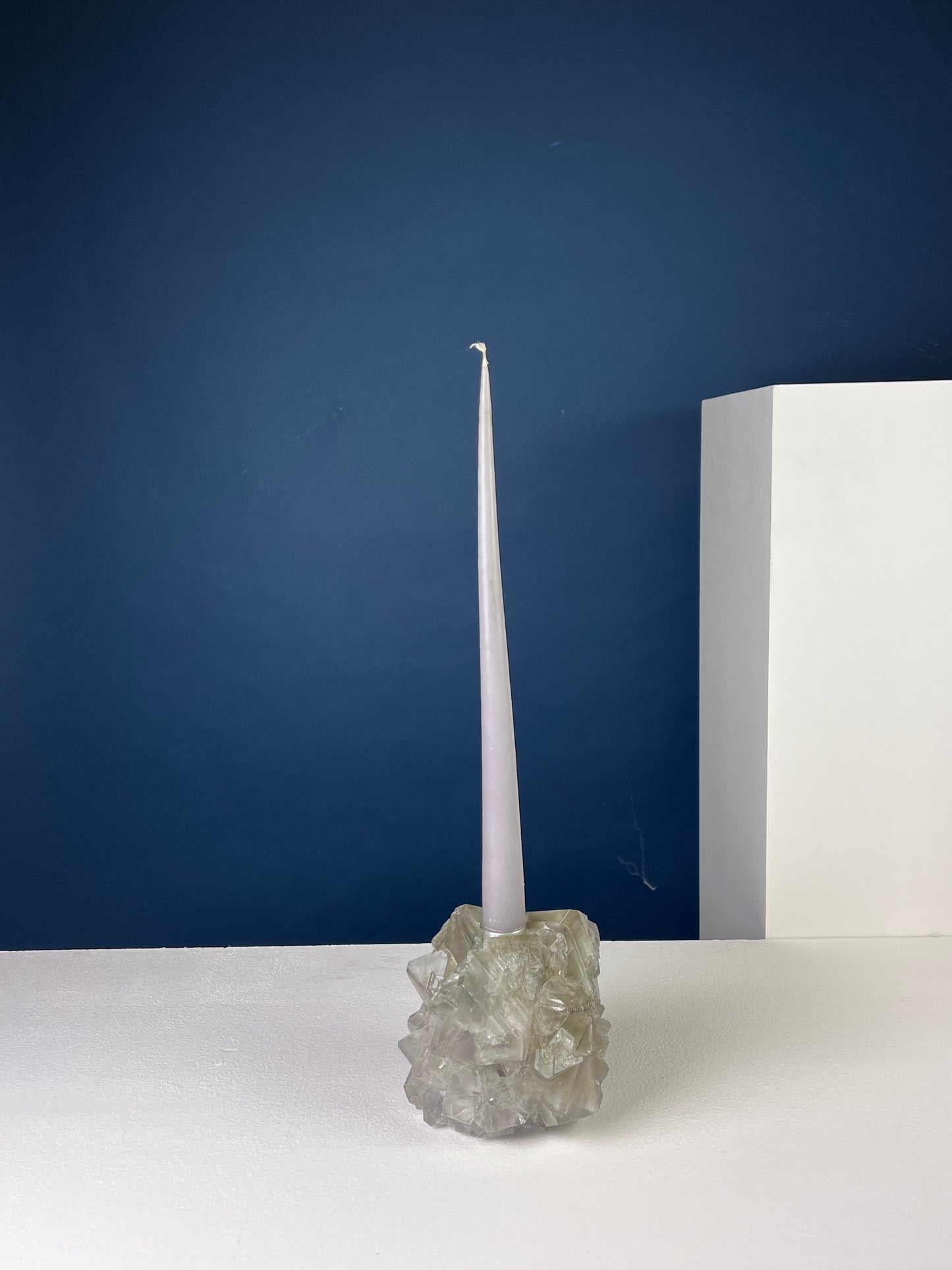 Candlestick Holder - Light Steel