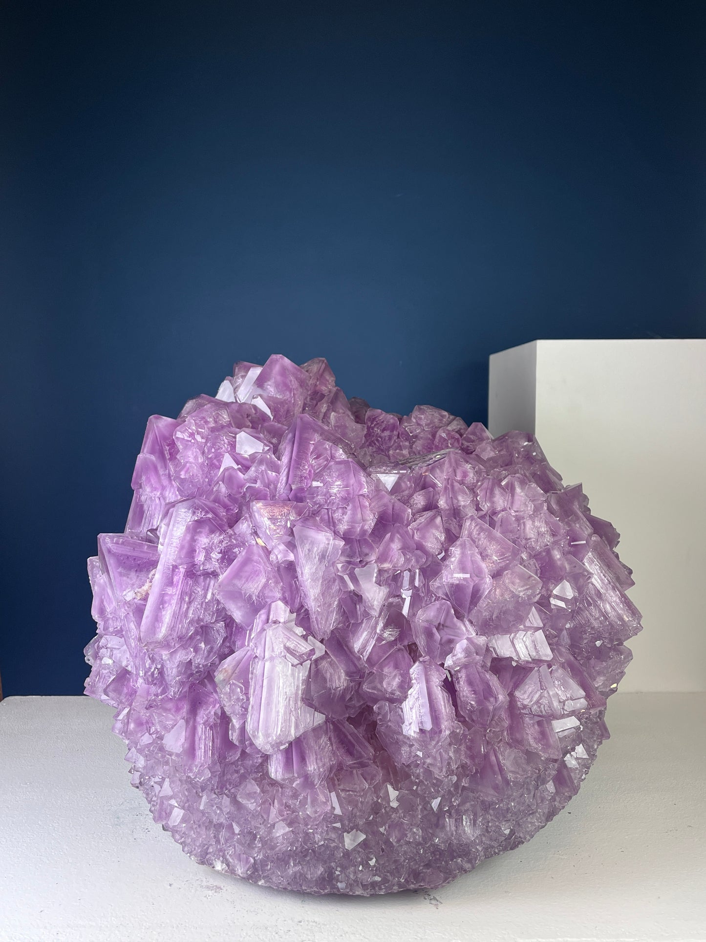 Crystal Vase Large - Wisteria