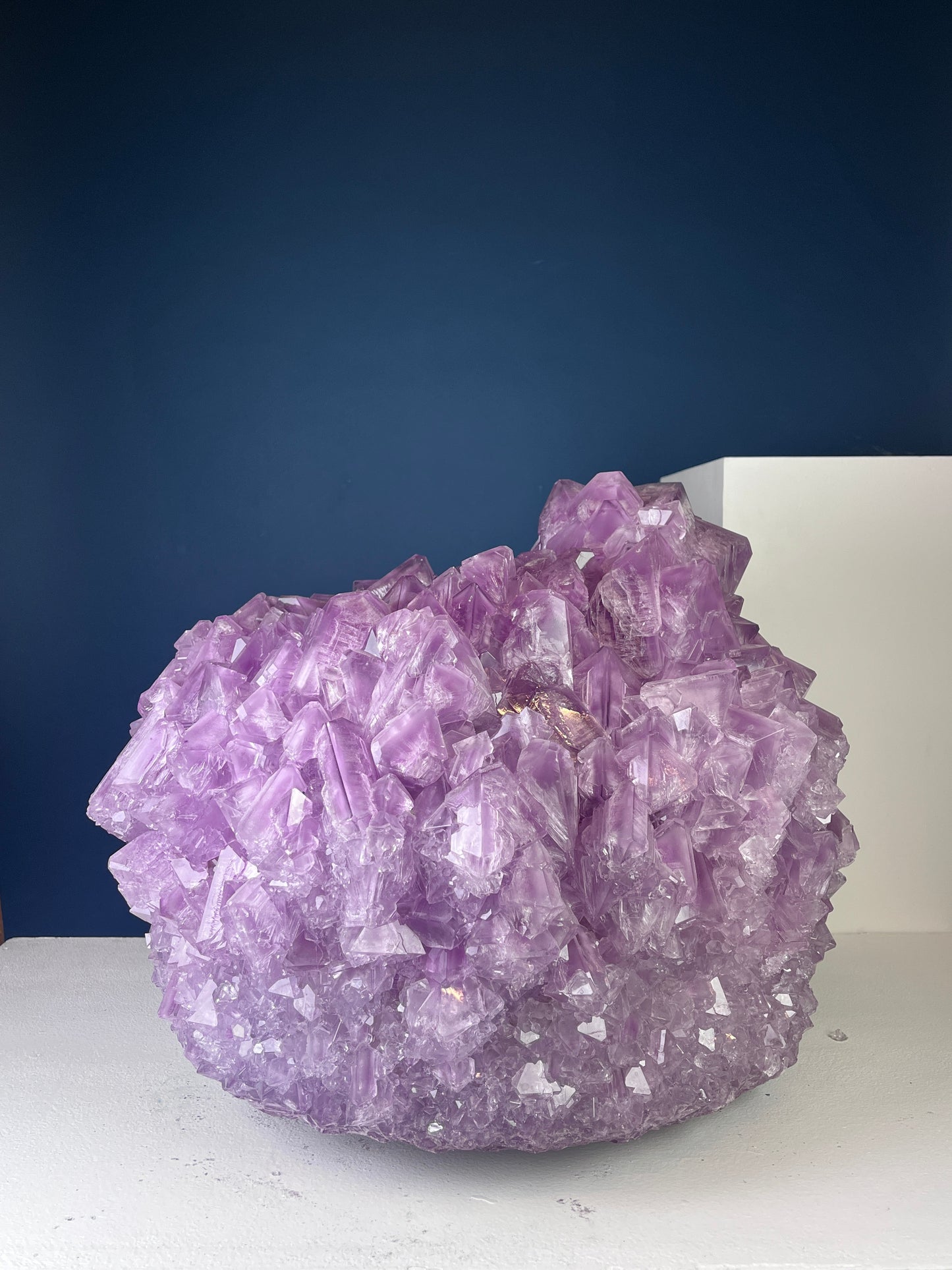 Crystal Vase Large - Wisteria