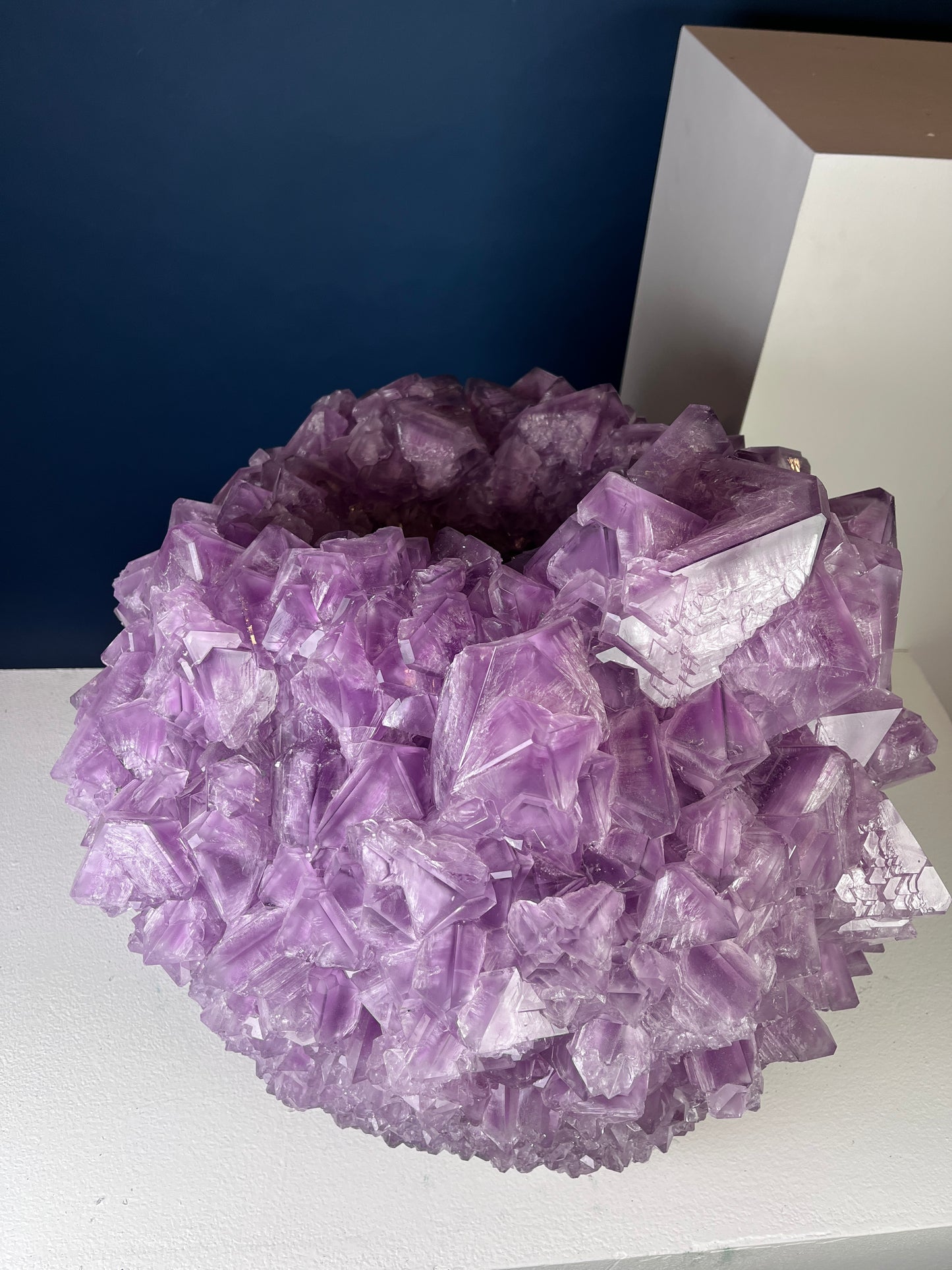 Crystal Vase Large - Wisteria