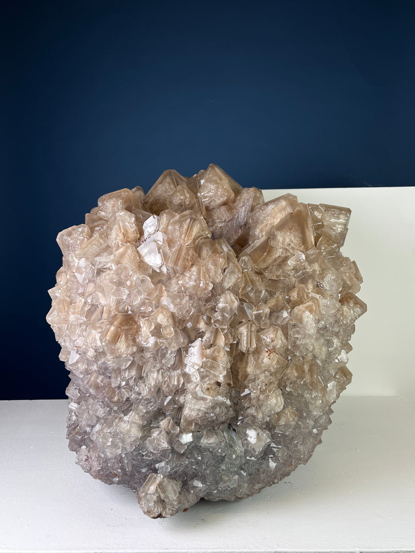Crystal Vase Large -  Biscuit