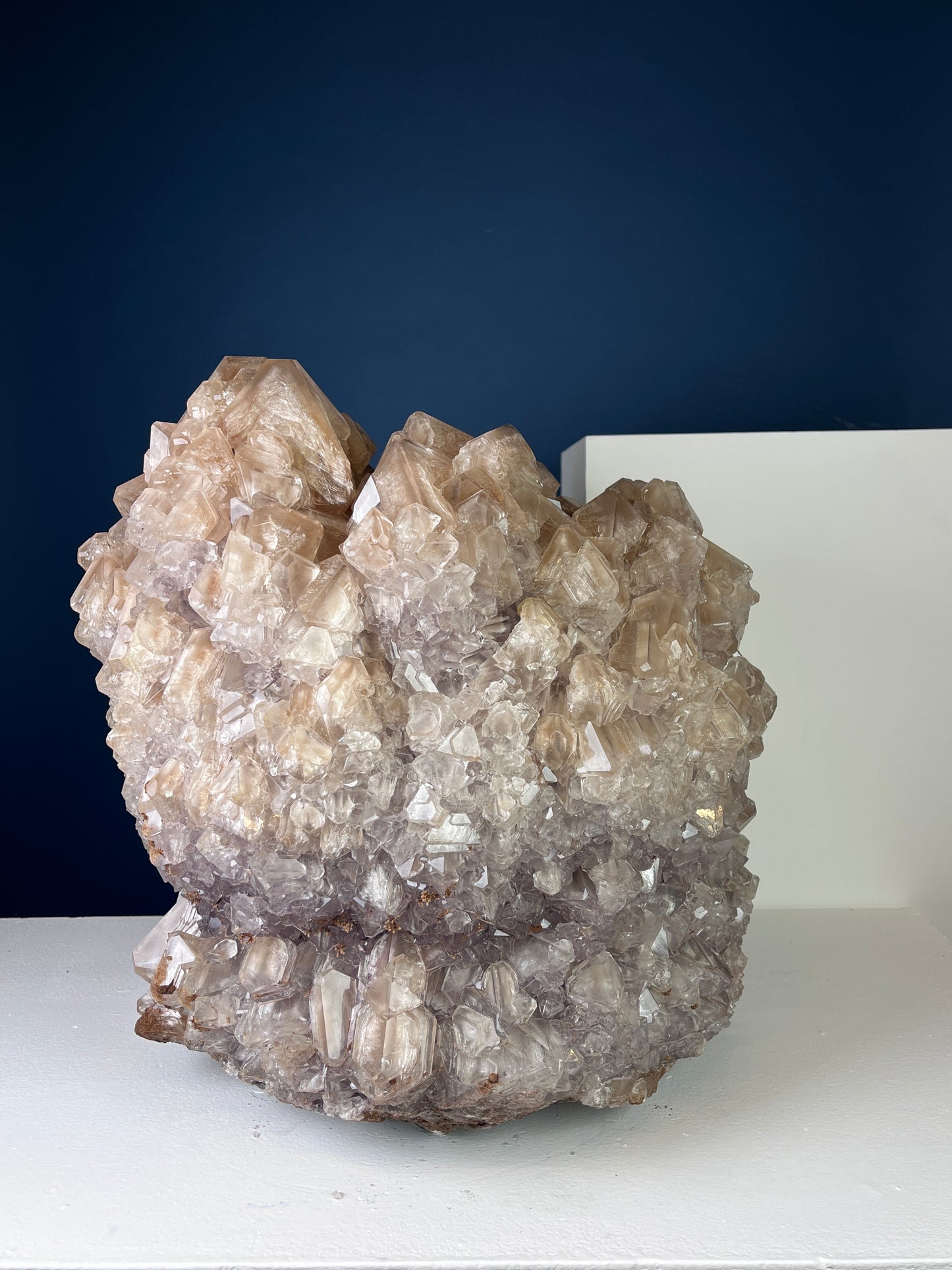 Crystal Vase Large -  Biscuit