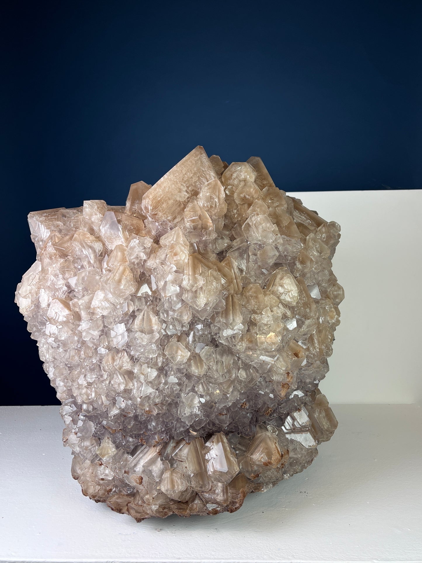 Crystal Vase Large -  Biscuit