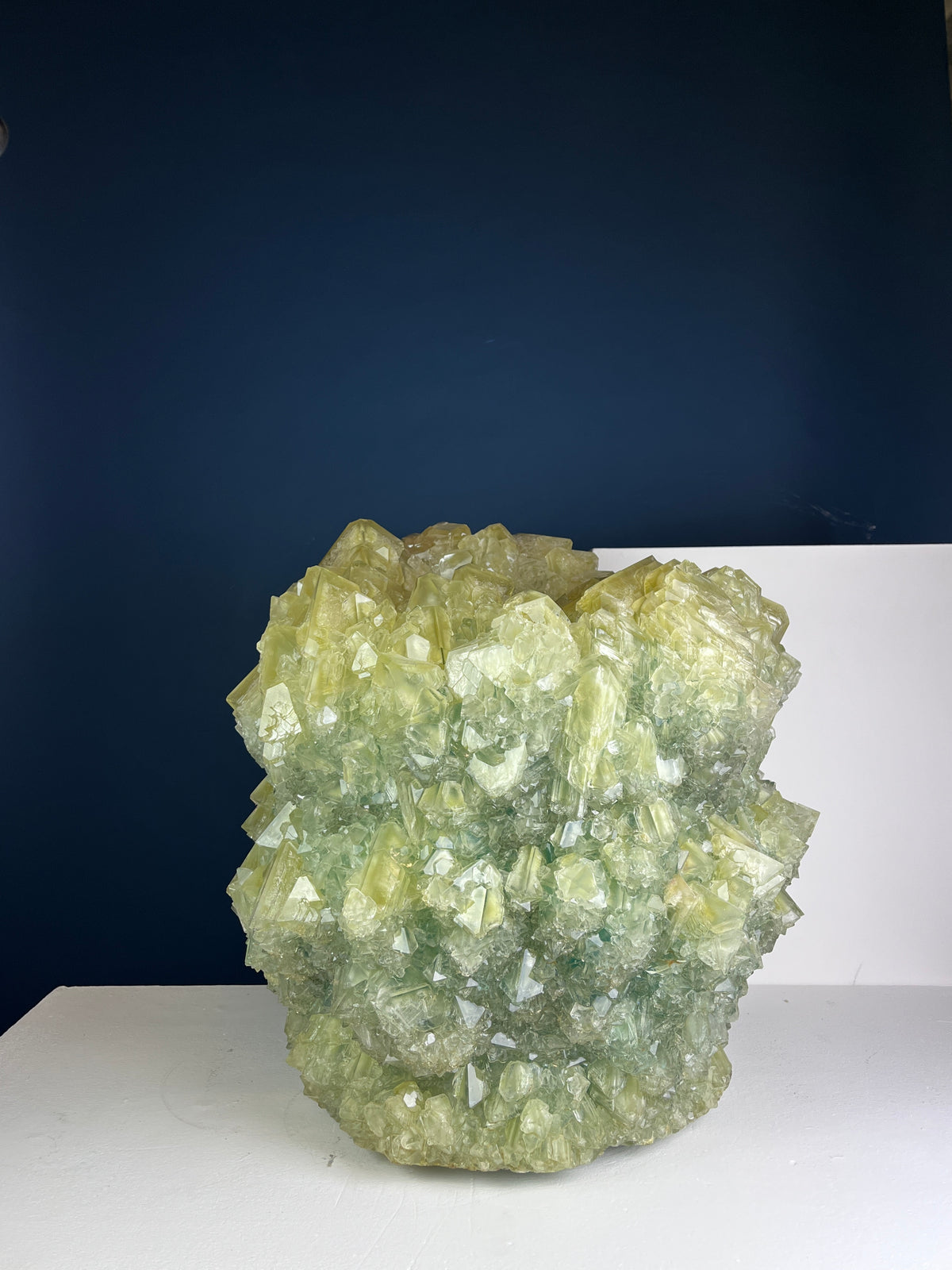 Crystal Vase Large -  Minty Forest
