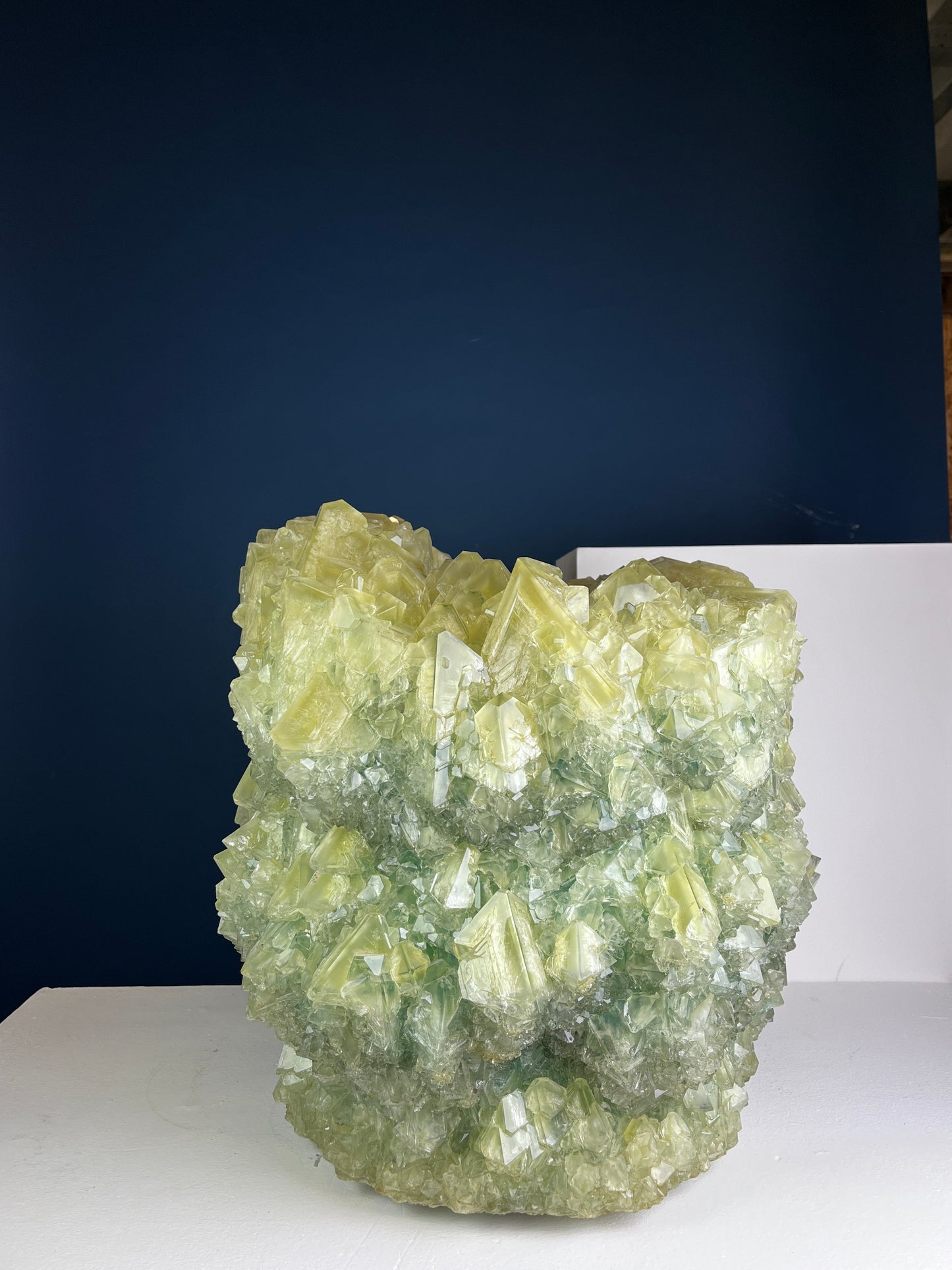 Crystal Vase Large -  Minty Forest