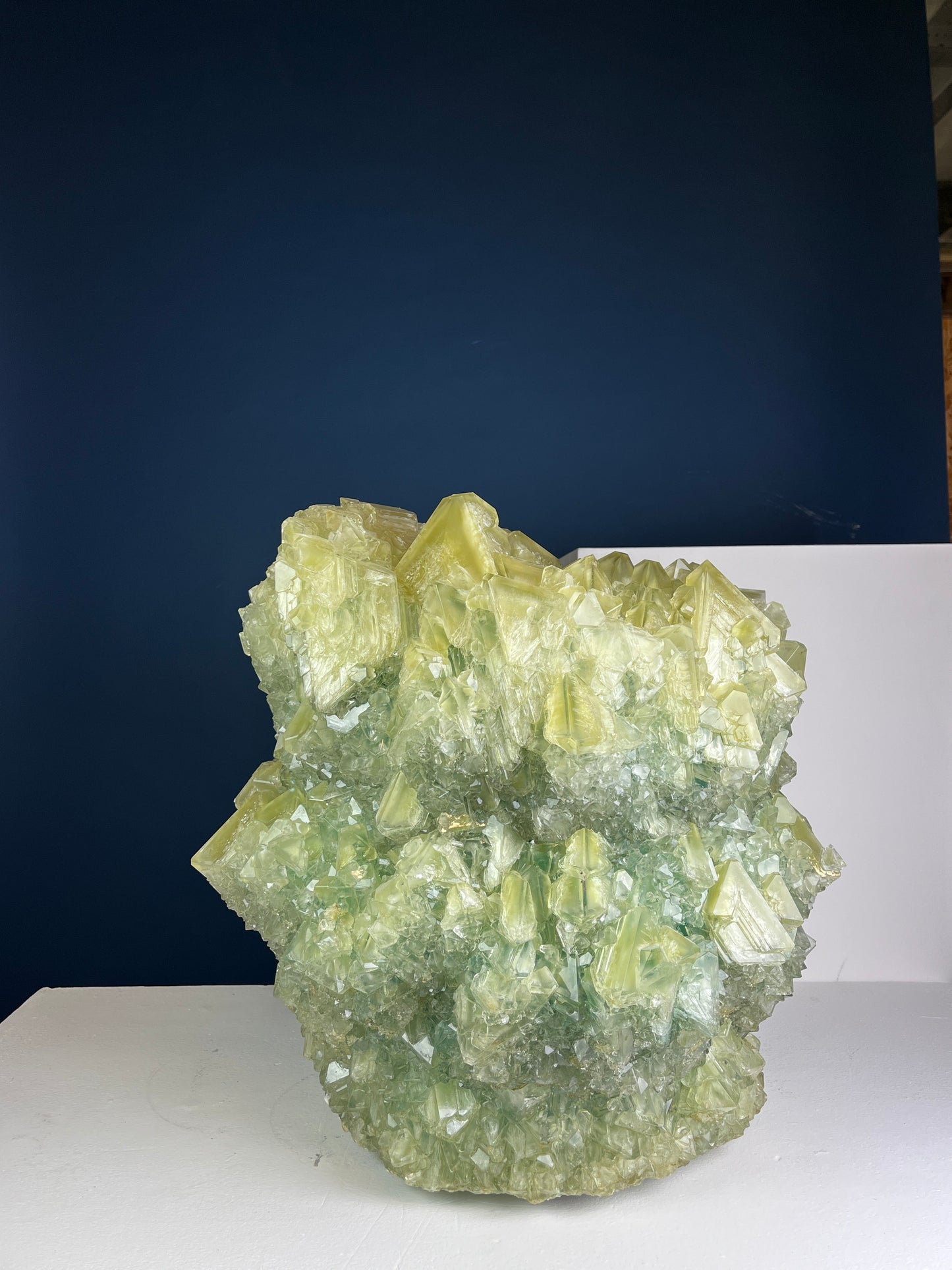 Crystal Vase Large -  Minty Forest
