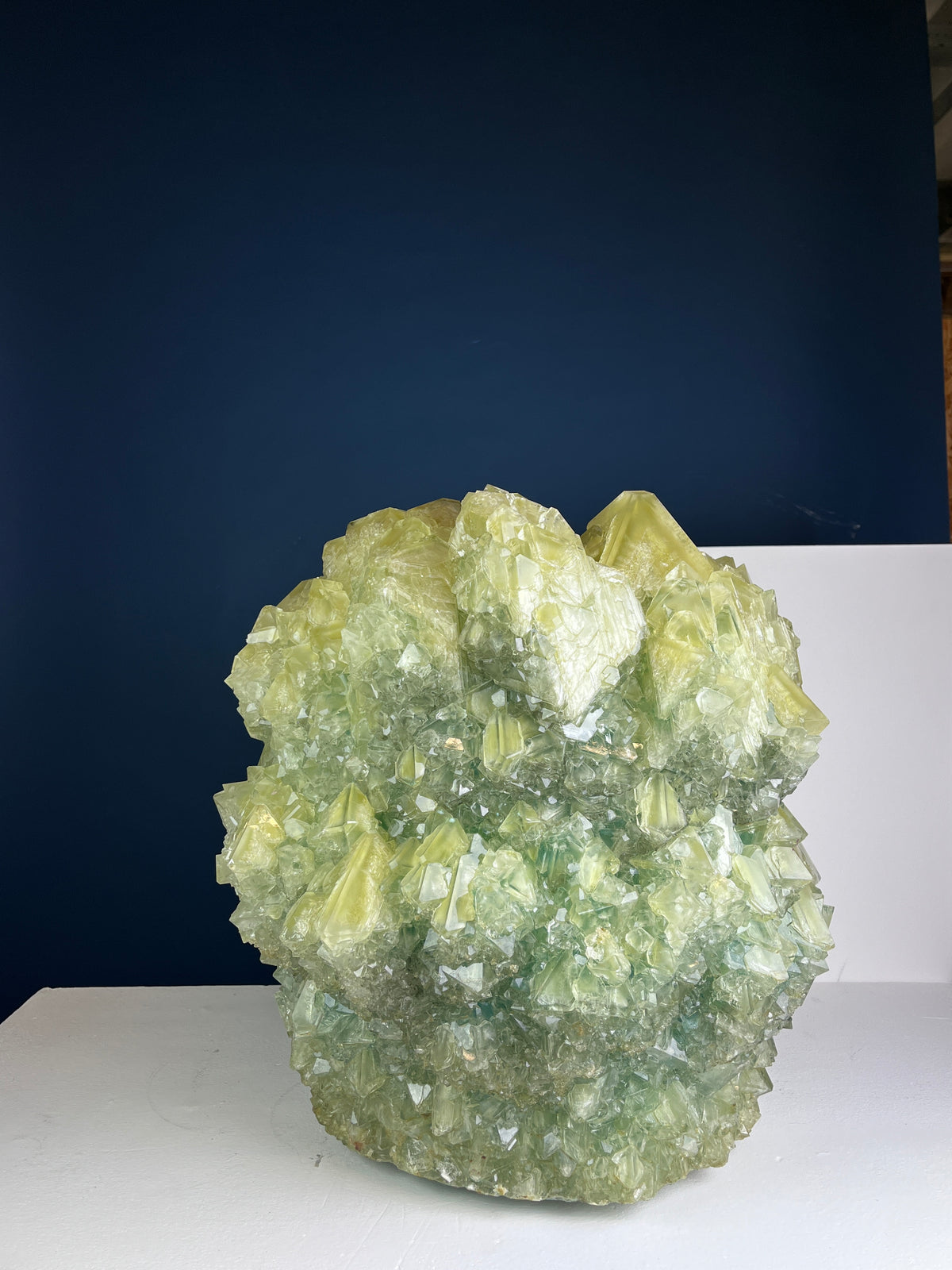 Crystal Vase Large -  Minty Forest