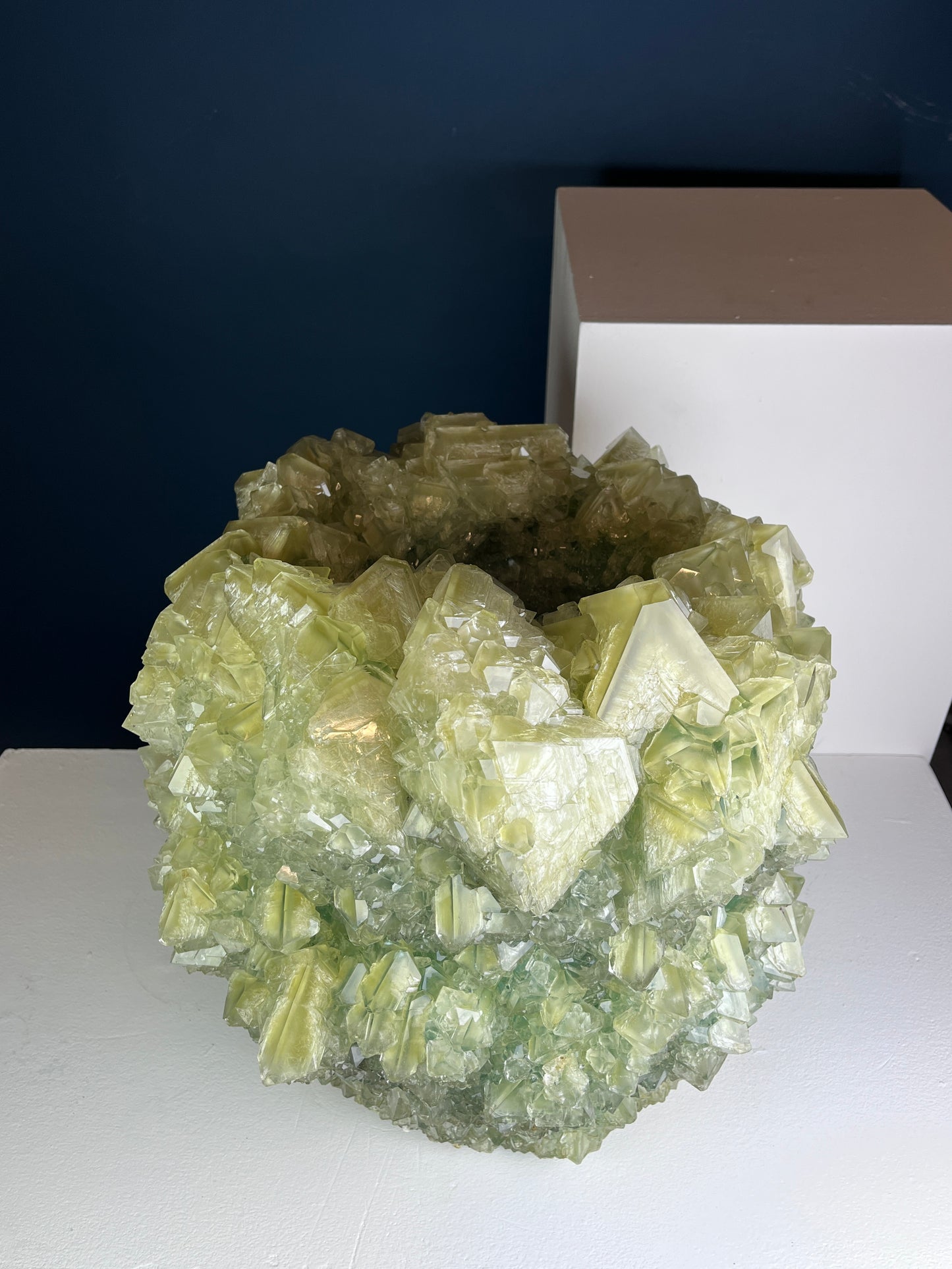 Crystal Vase Large -  Minty Forest