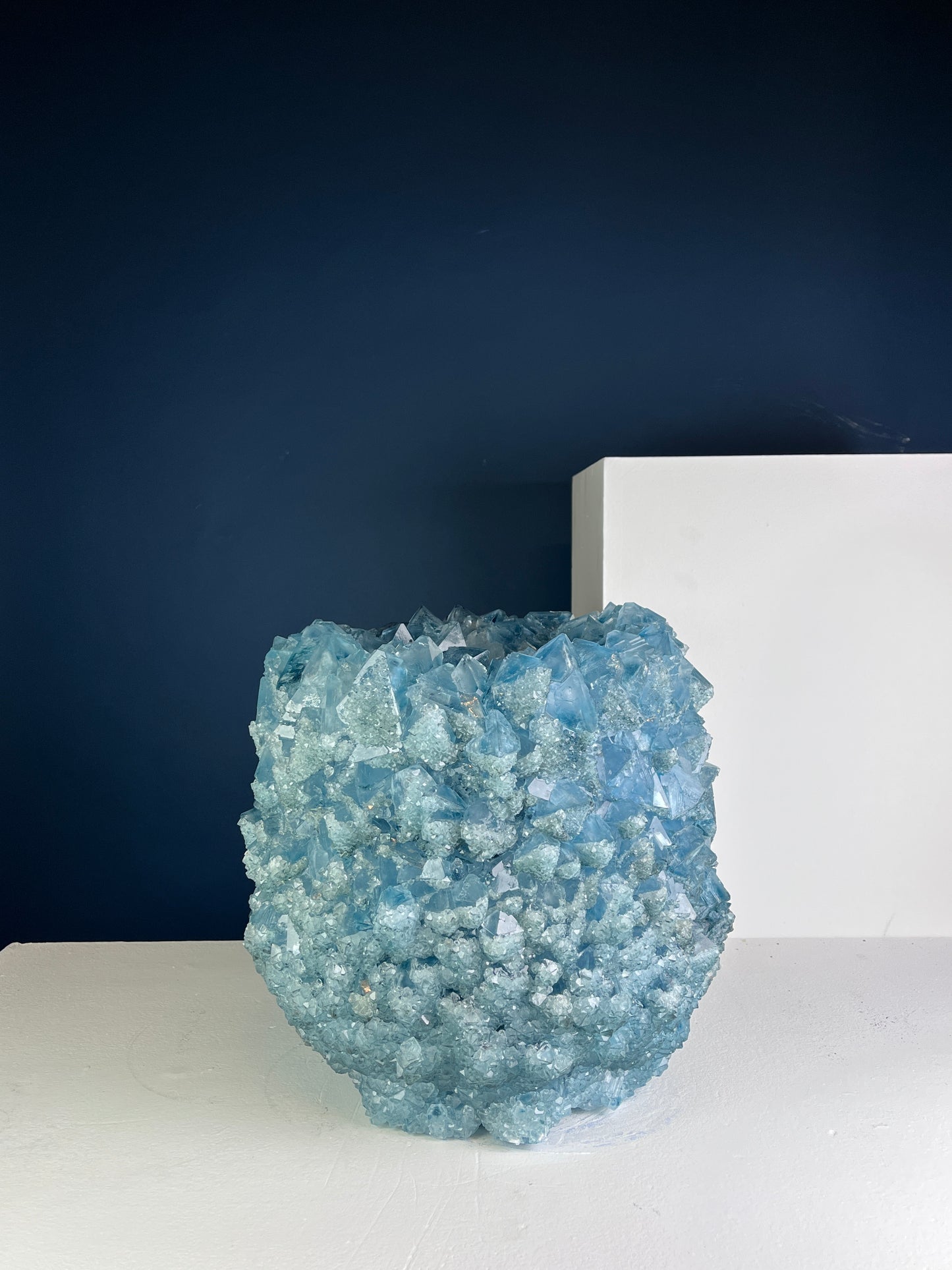 Crystal Vase Large -  Glacier ice