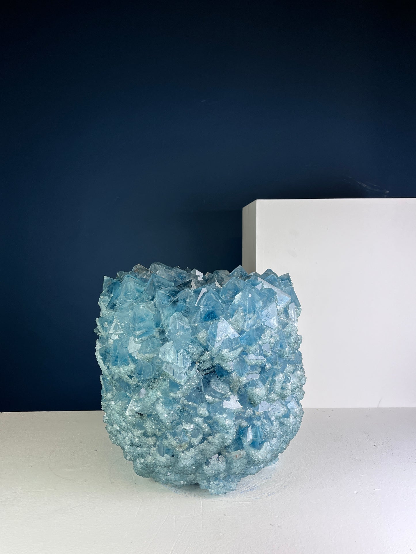 Crystal Vase Large -  Glacier ice