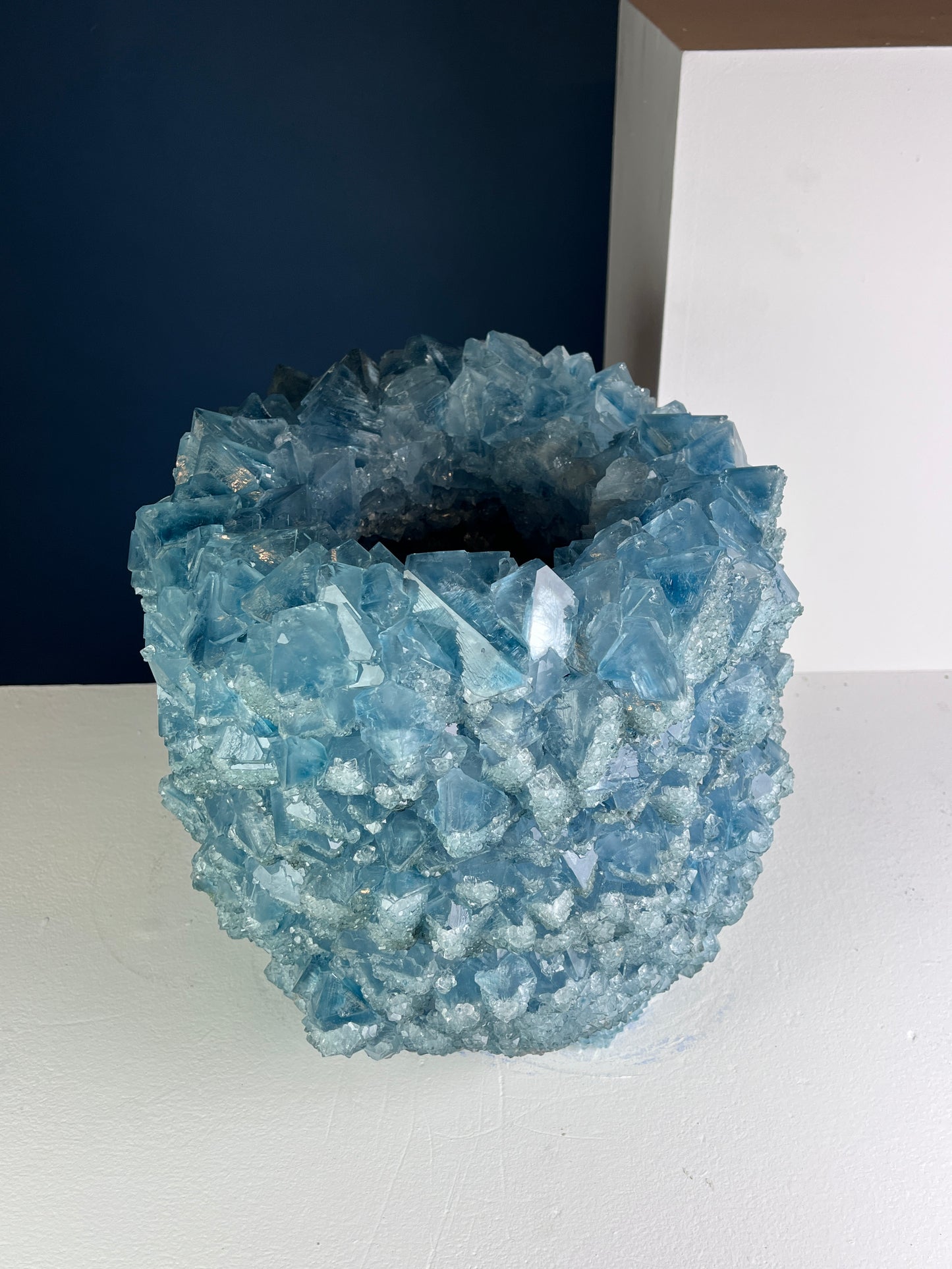 Crystal Vase Large -  Glacier ice