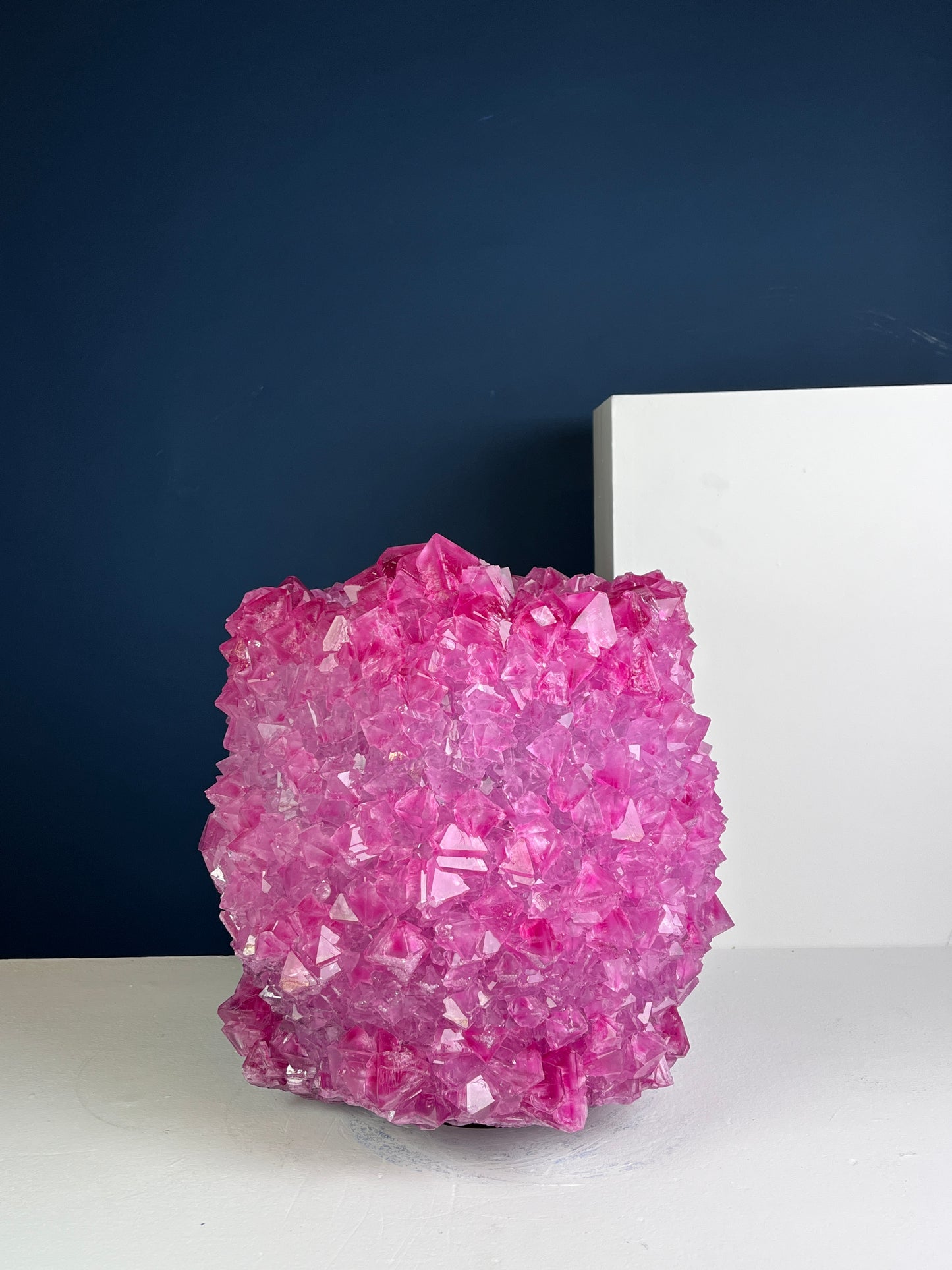Crystal Vase Large -  Sweetheart Pink