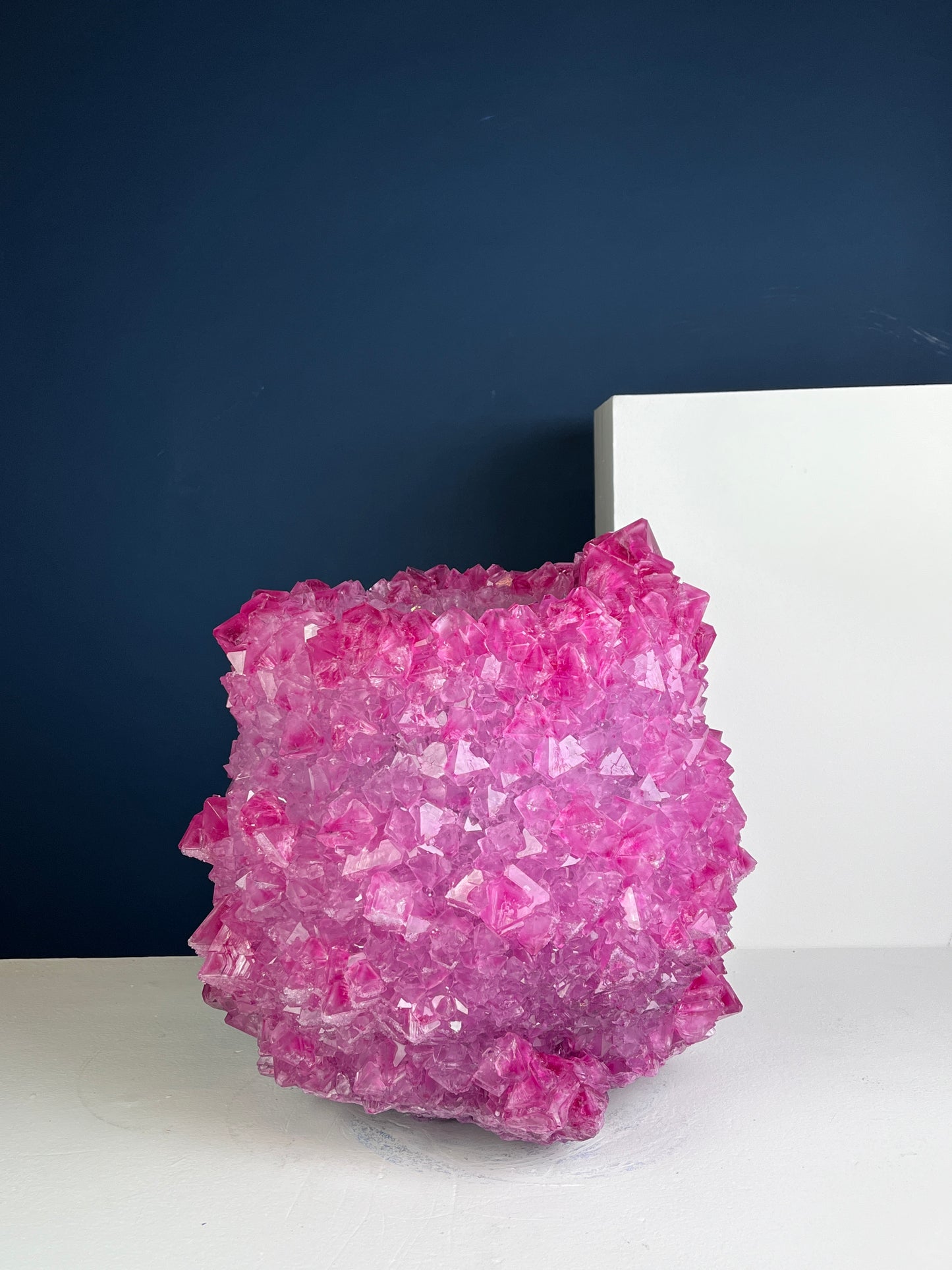 Crystal Vase Large -  Sweetheart Pink
