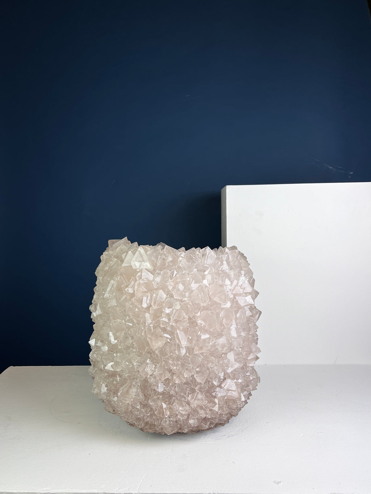 Crystal Vase Large -  Nude