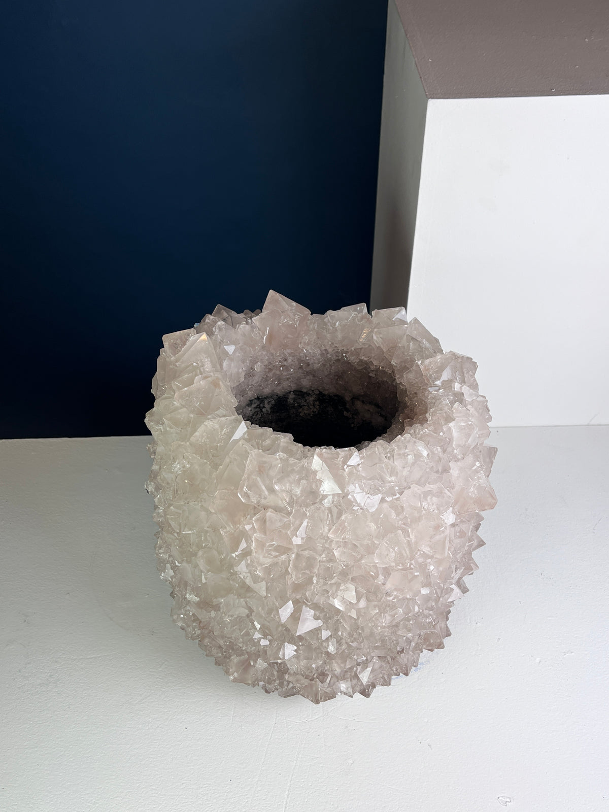 Crystal Vase Large -  Nude