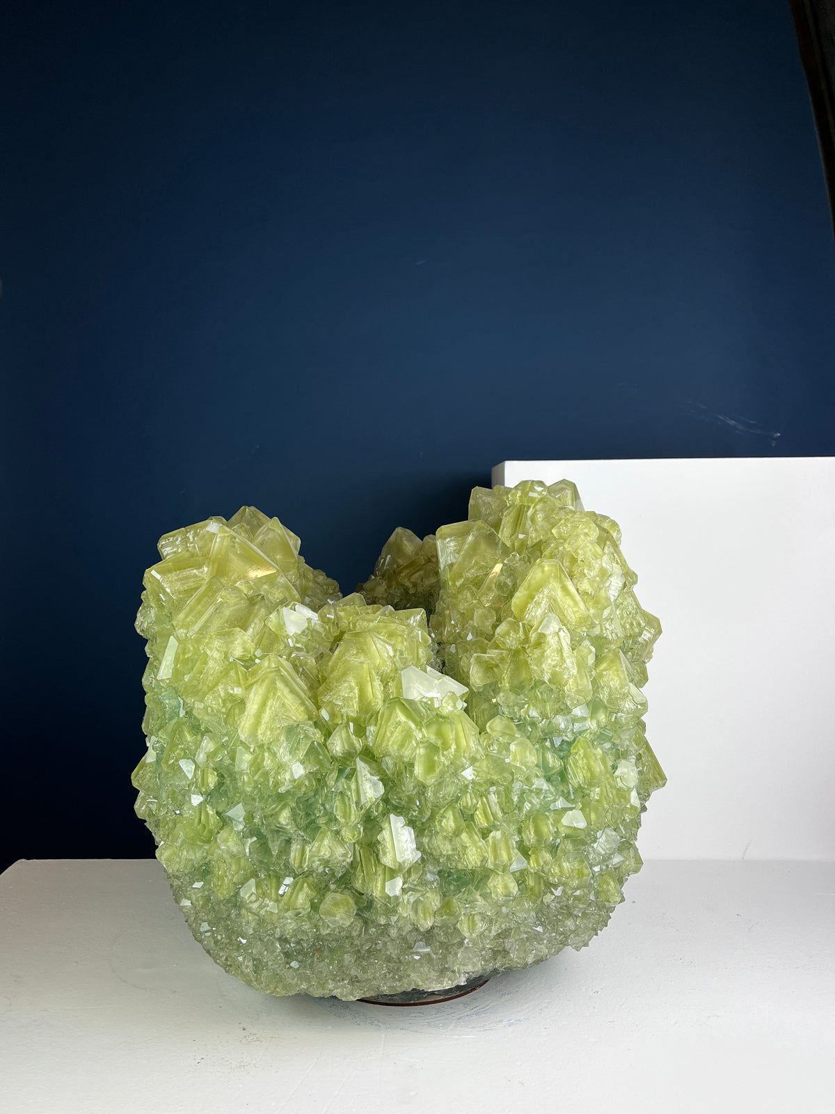 Crystal Vase Large -  Green oasis