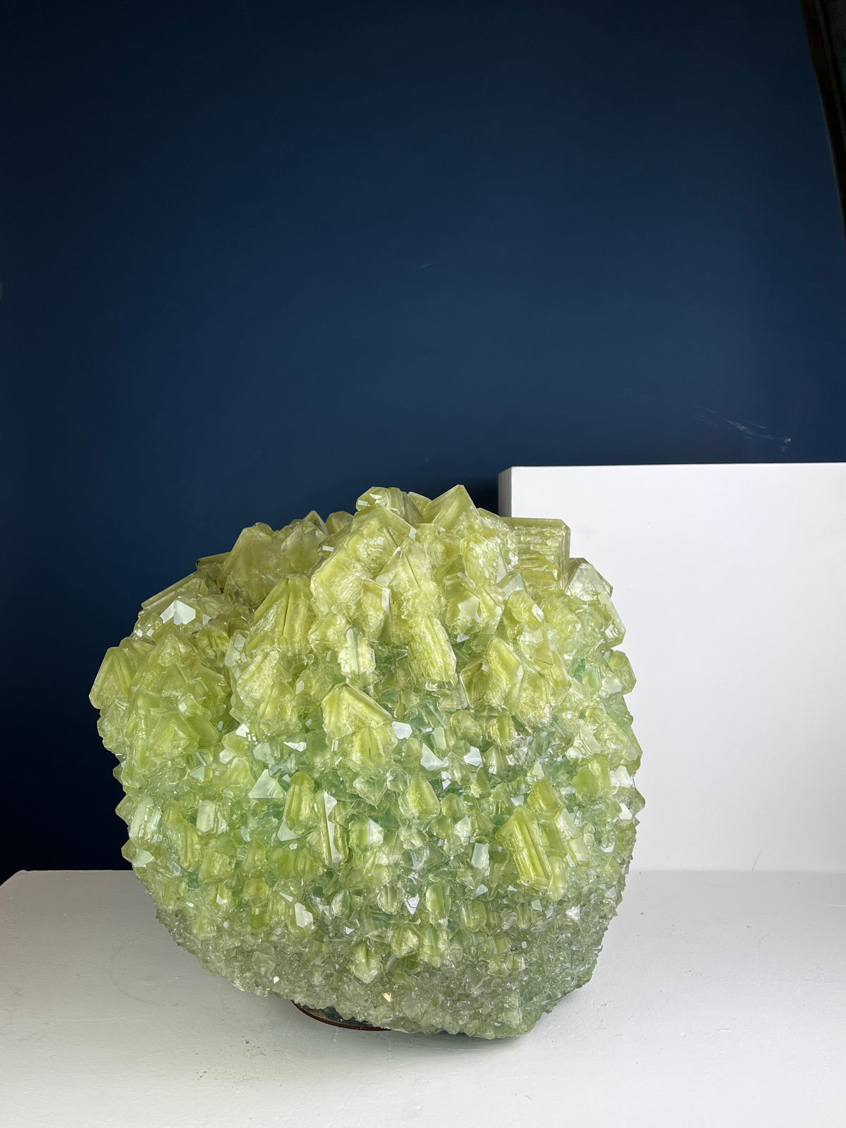 Crystal Vase Large -  Green oasis